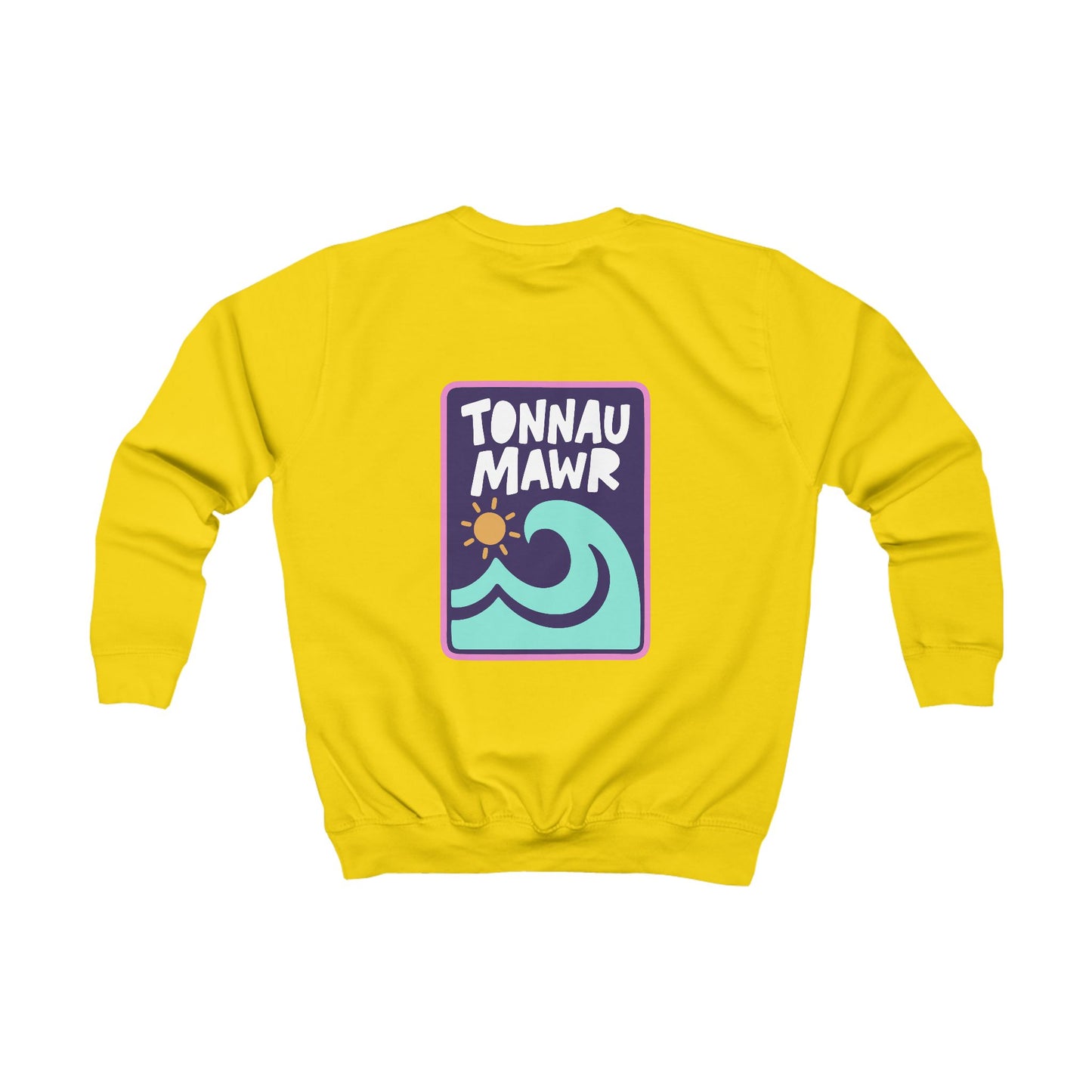 Kids 'Tonnau Mawr' Welsh Wave Jumper