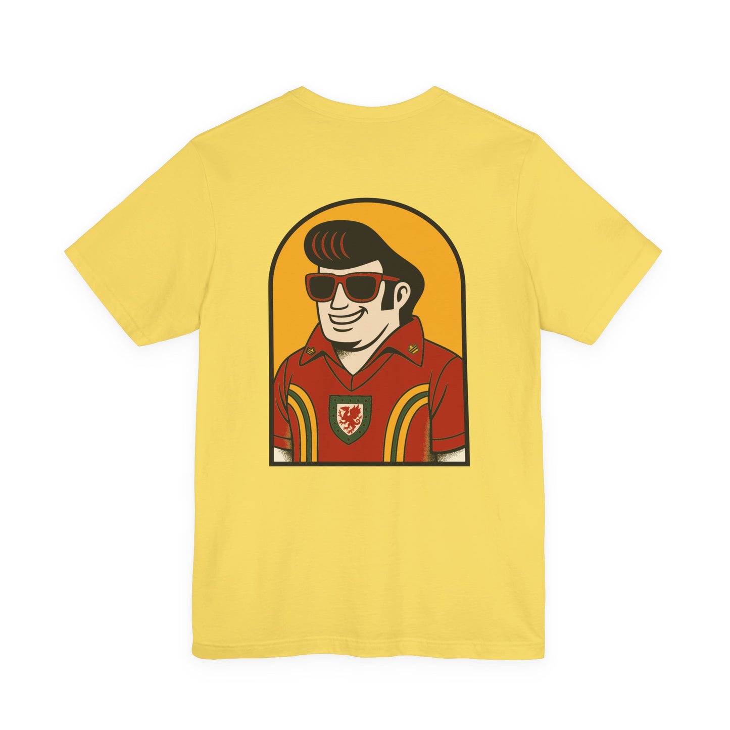 Double Sided Elvis Style Welsh Unisex T-Shirt (Unisex)