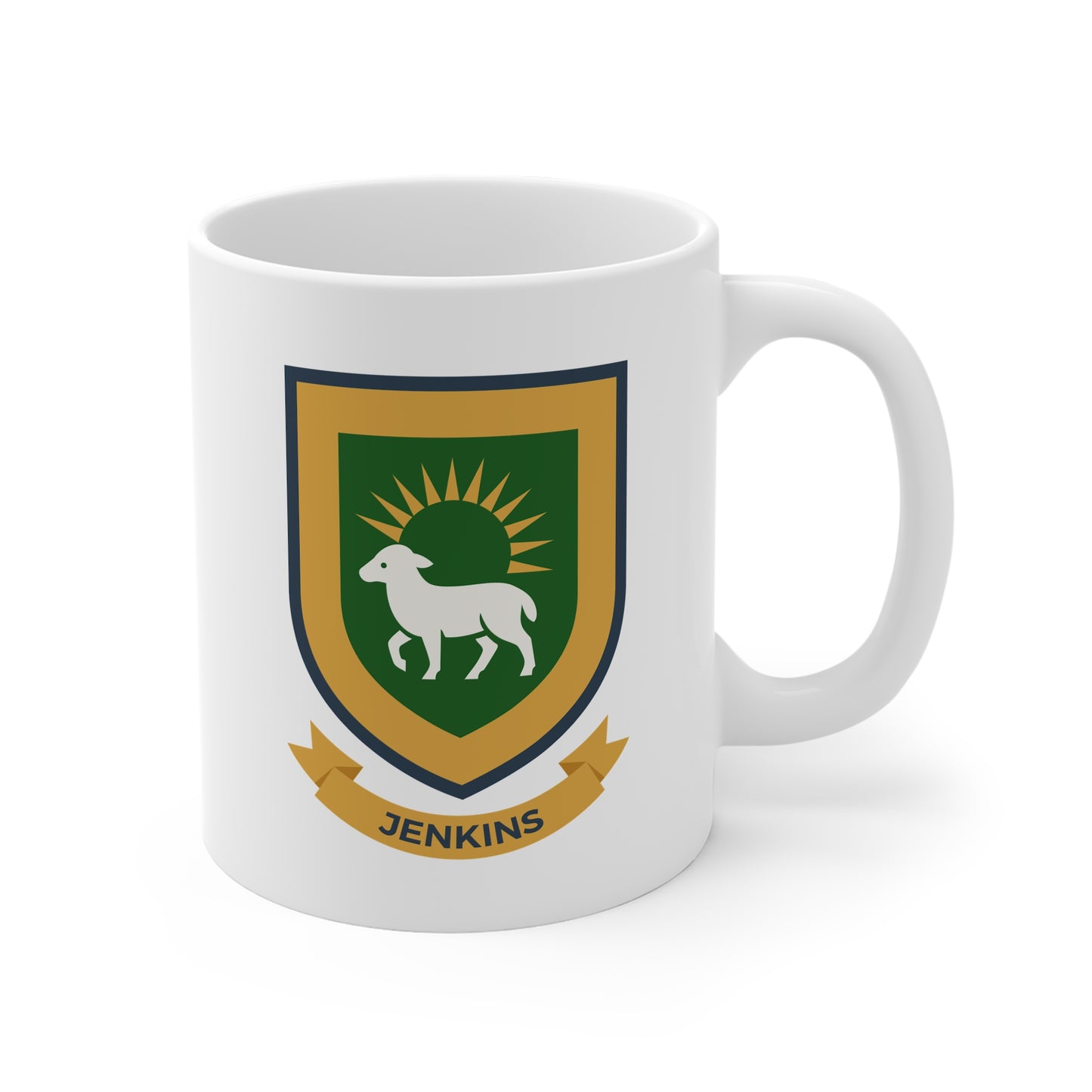 Jenkins Family Crest Mug — Welsh Heraldry