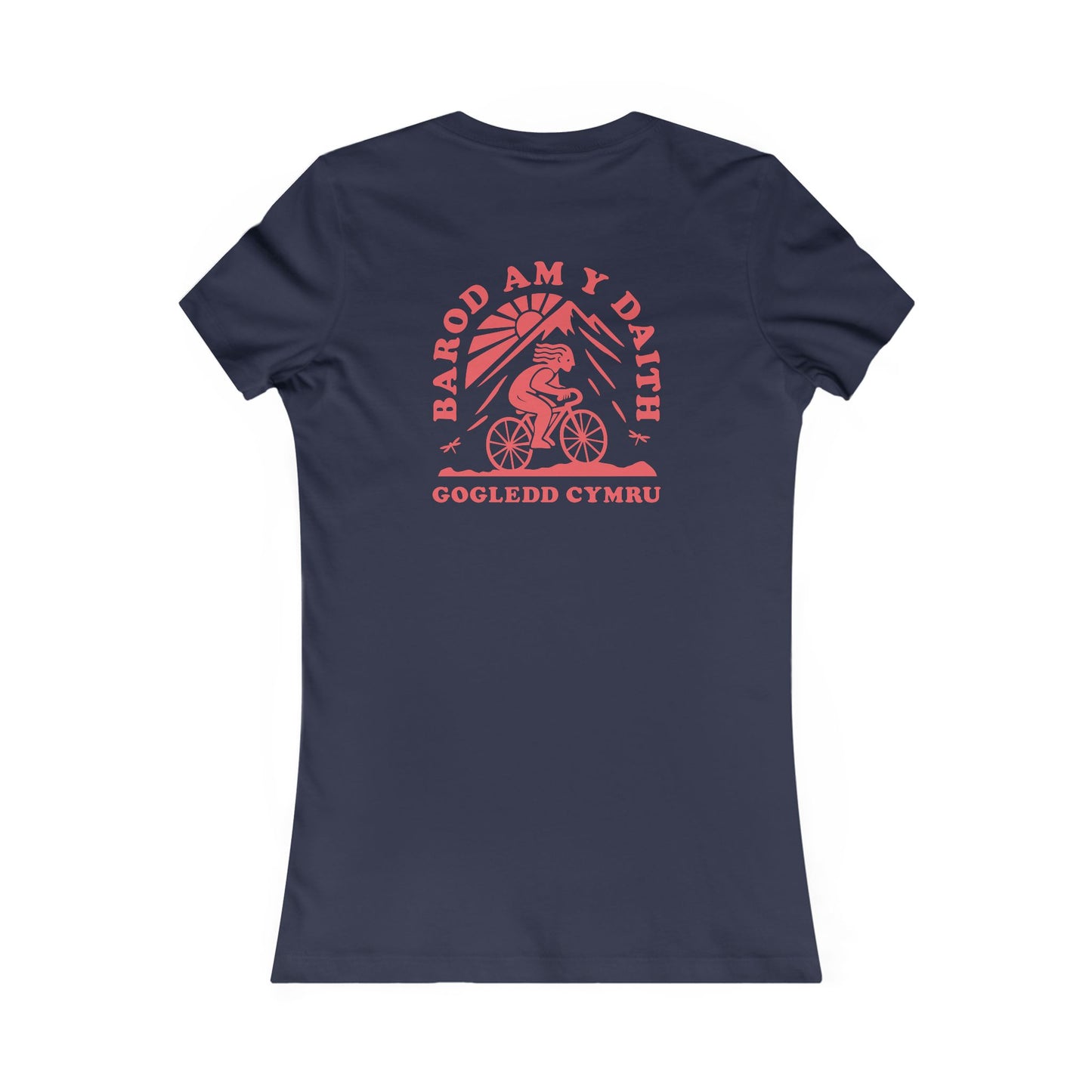 Women's Gogledd Cymru Cycling Tee - 'Barod Am Y Daith' (Double Sided)