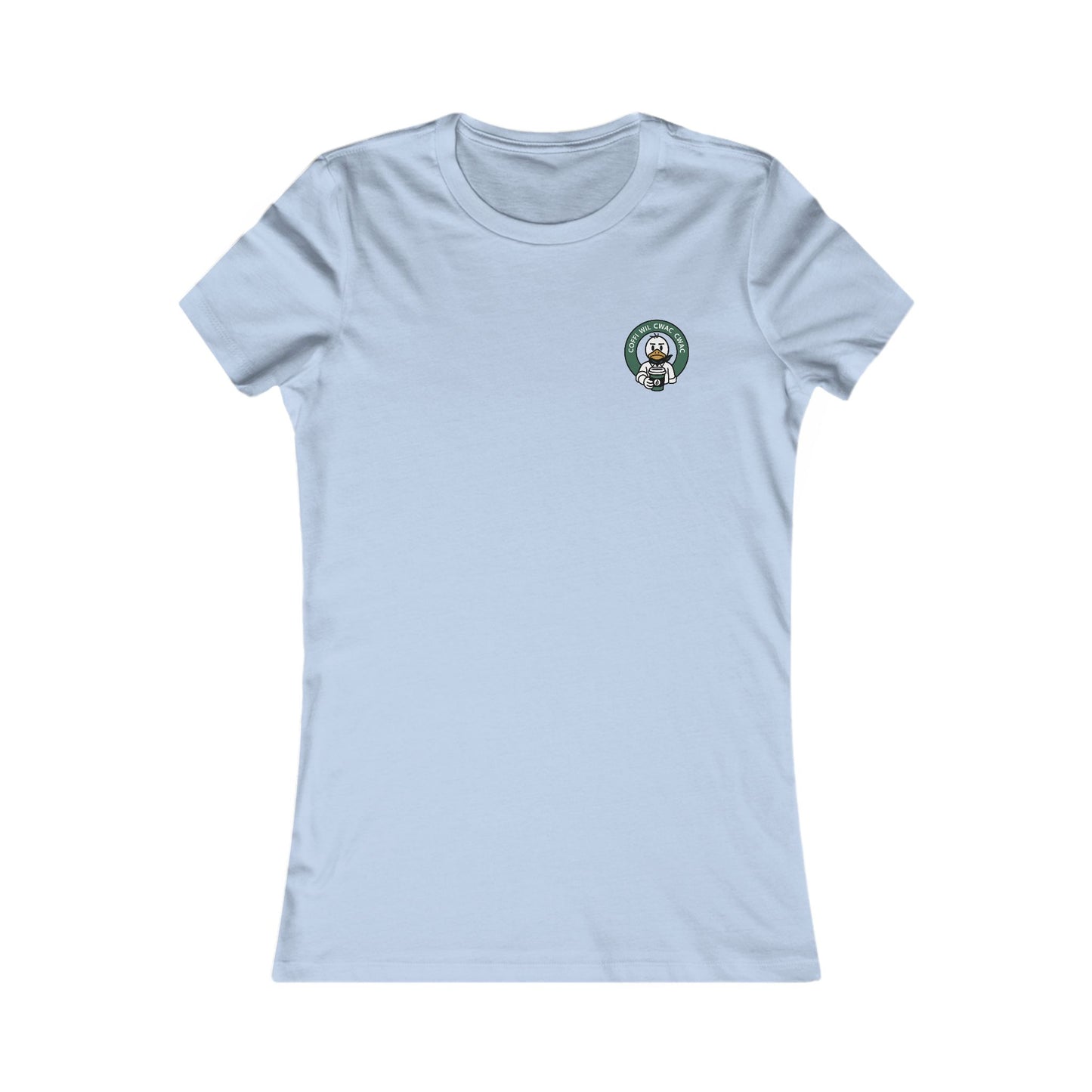 Women's 'Wil Cwac, Cwac' Retro Coffee Tee (Double Sided)