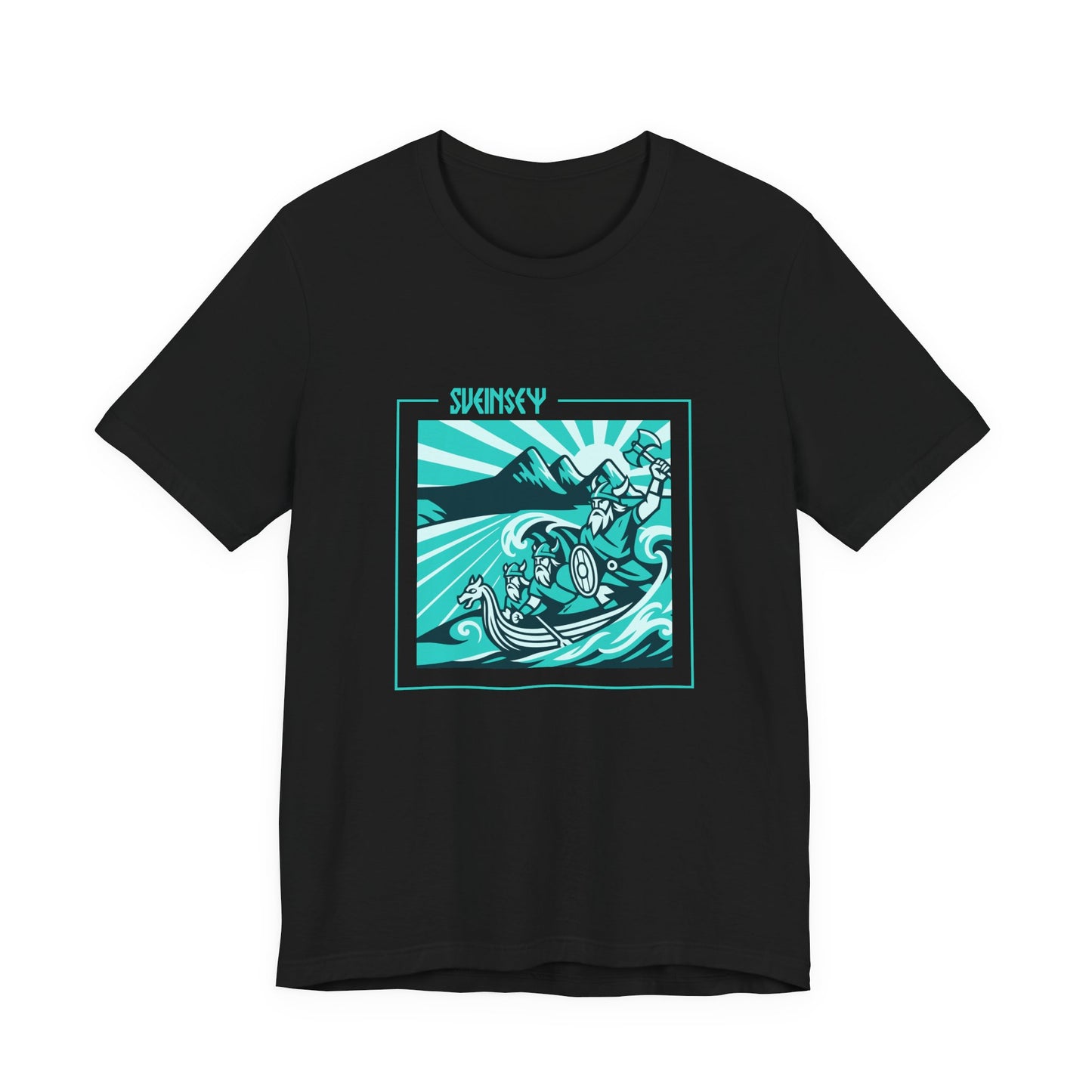 Sveinsey Viking Graphic Tee - Three Cliffs Swansea T-Shirt