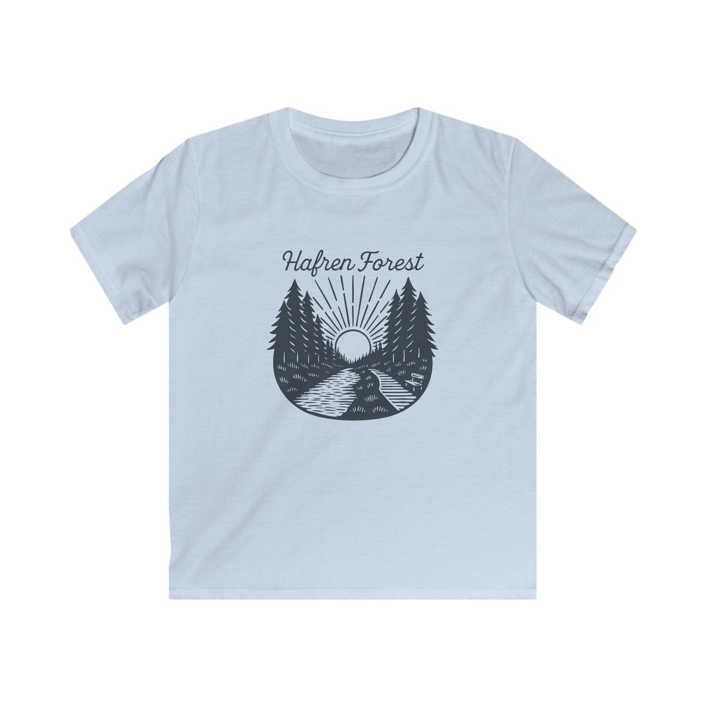 Kids Tee — Hafren Forest Sunrise Graphic