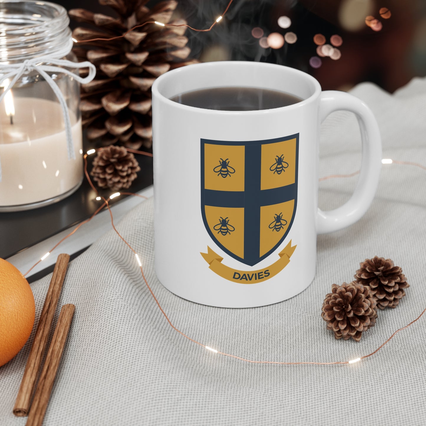 Davies Family Shield Mug - Welsh Heraldry