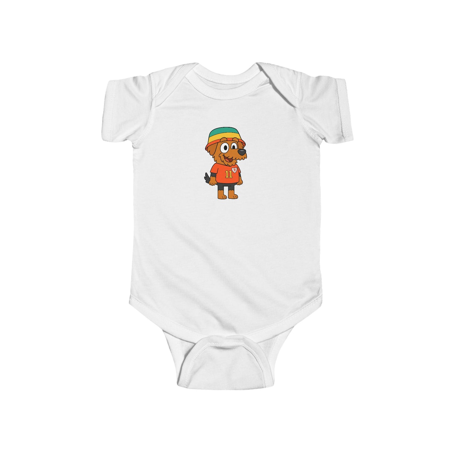 Cartoon Welsh Terrier Baby Bodysuit / Onesie
