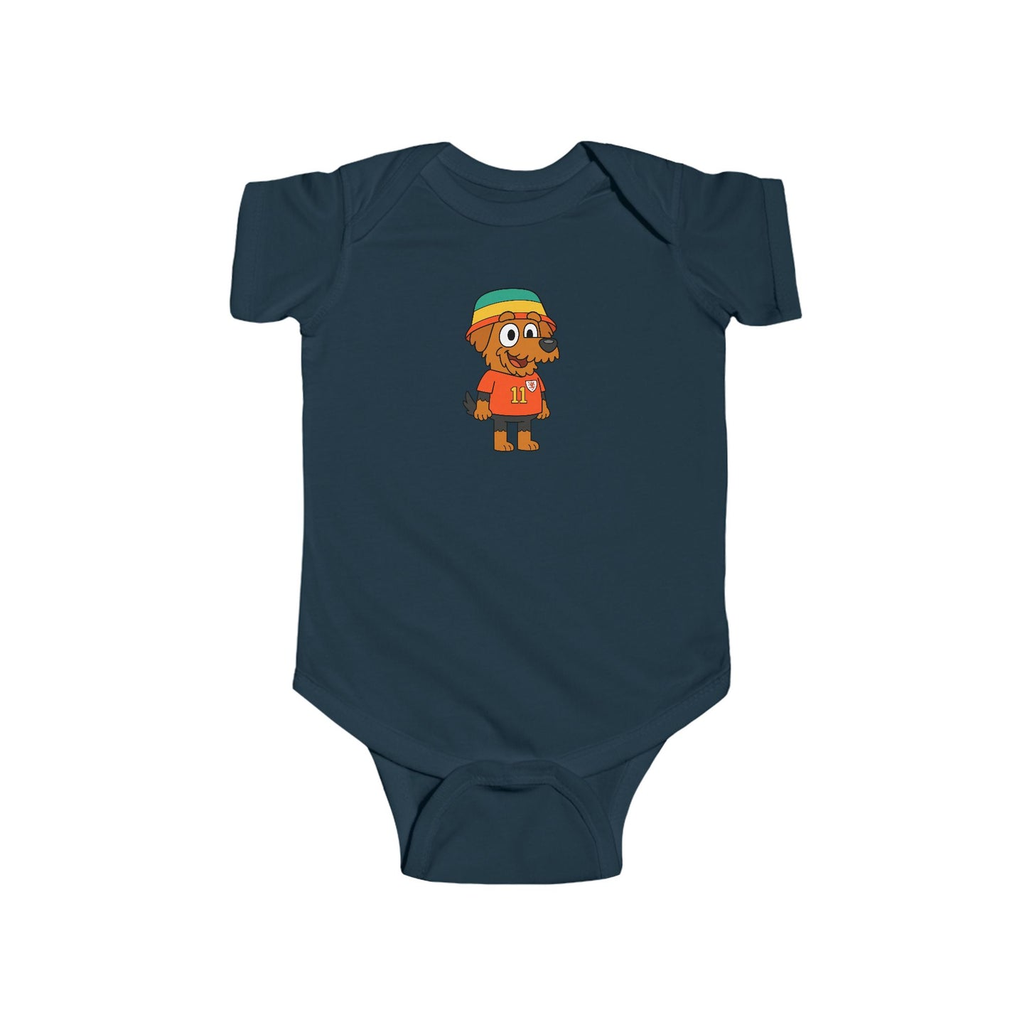 Cartoon Welsh Terrier Baby Bodysuit / Onesie