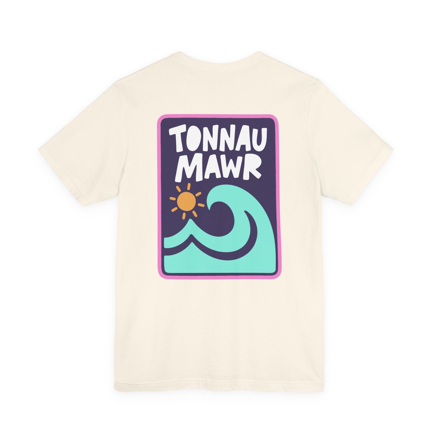 'Tonnau Mawr' - Welsh Surf UnisexTee (Double Sided)
