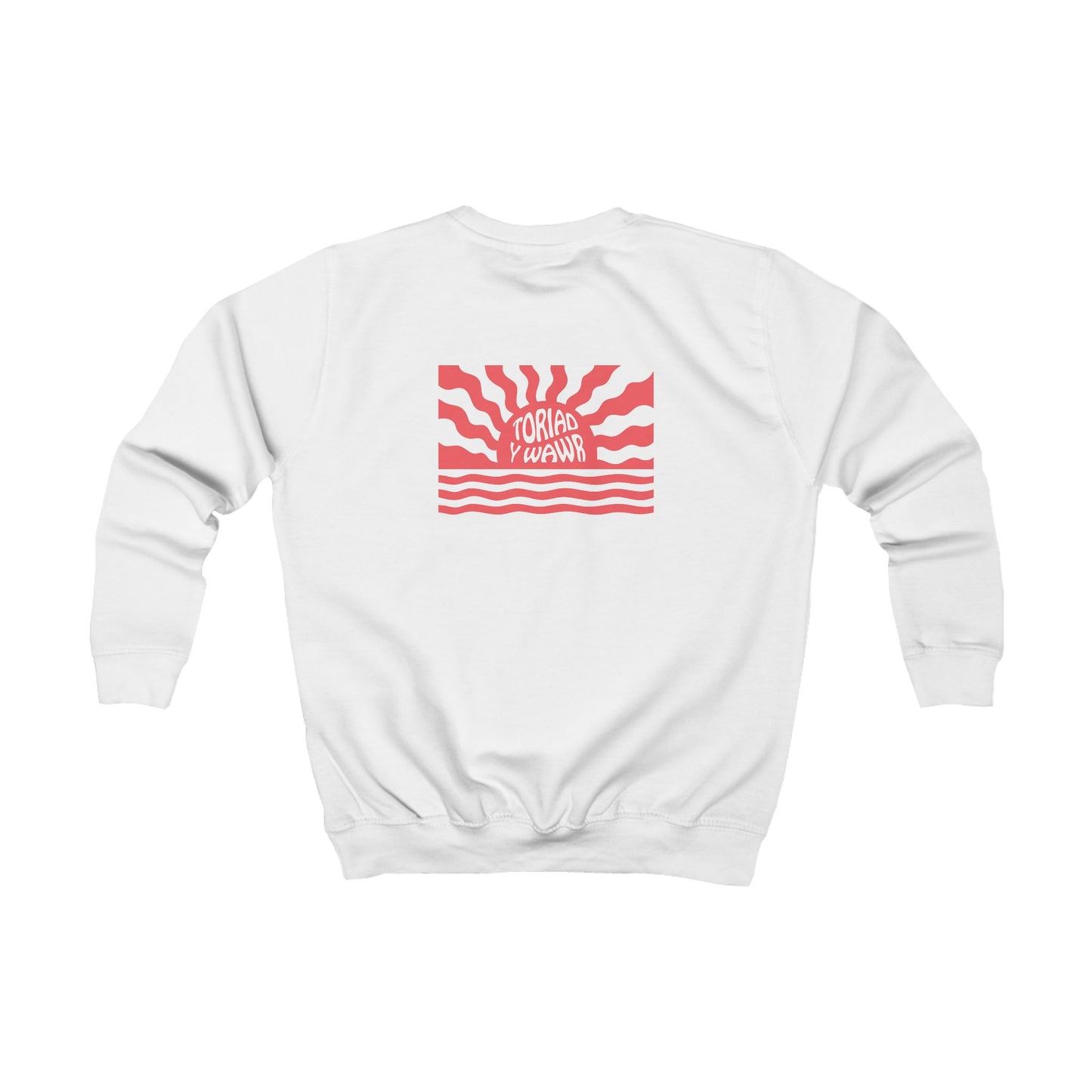 Kids Break Of Dawn Welsh Sweatshirt - "Toriad Y Wawr" (Double Sided)