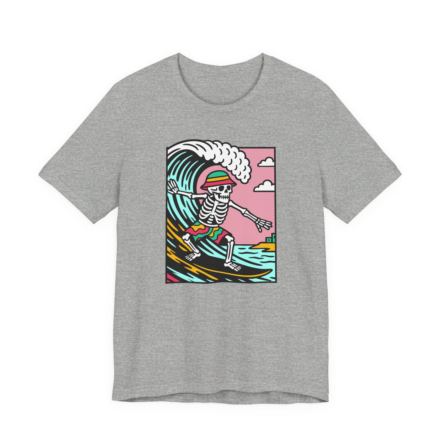 Skeleton Glyndŵr Surfer Graphic Tee (Unisex)