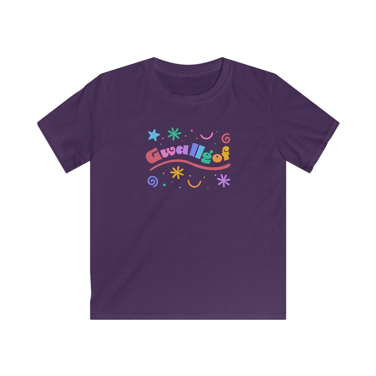 Colorful 'Gwalllgof' (Crazy) Kids T-Shirt