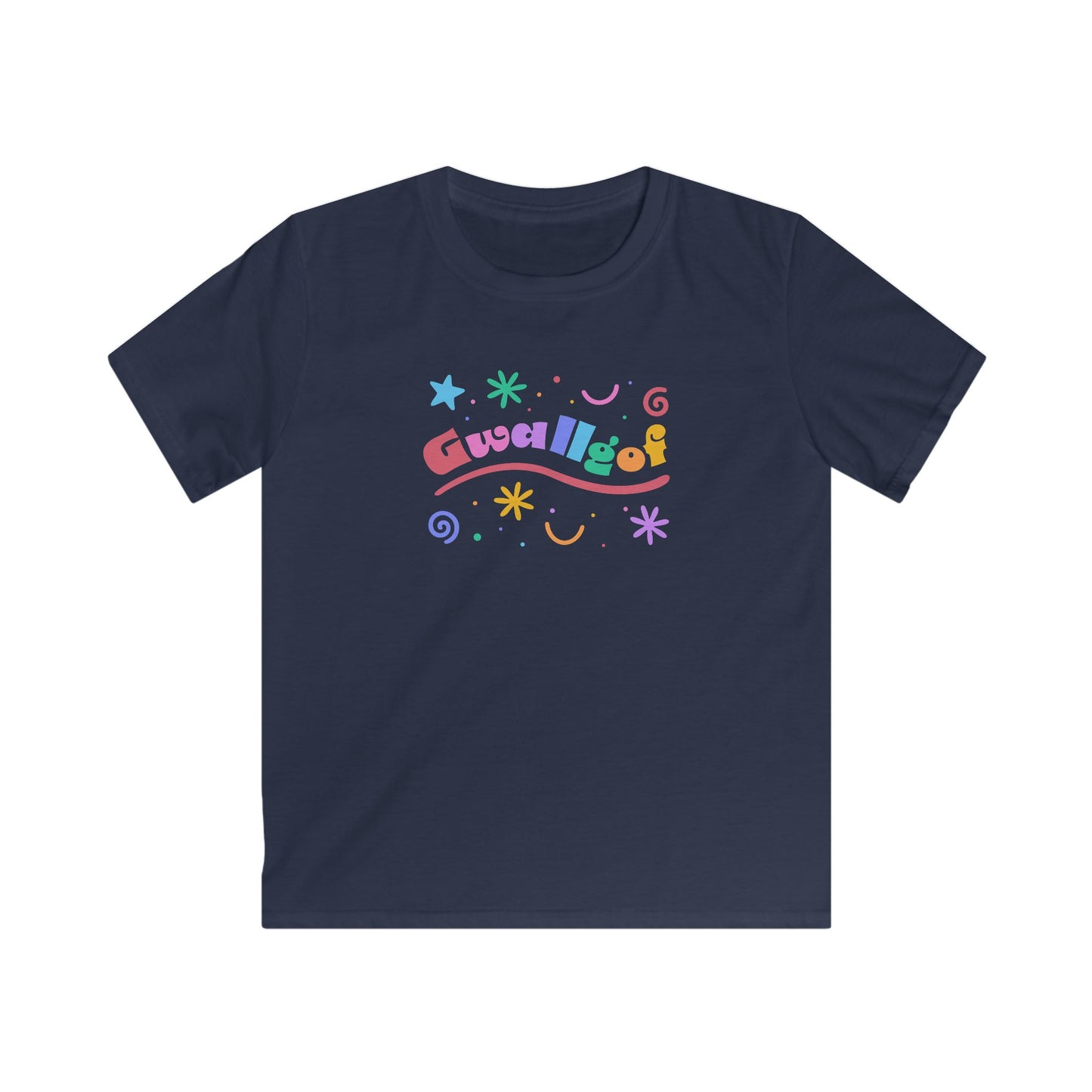 Colorful 'Gwalllgof' (Crazy) Kids T-Shirt