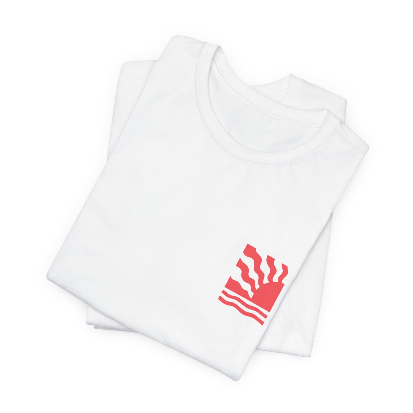 Sunrise Waves Unisex T‑Shirt - 'Toriad Y Wawr' (Double Sided)