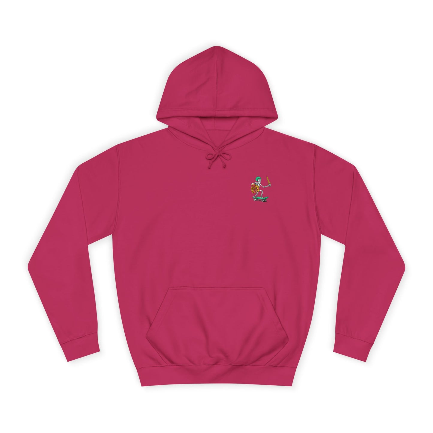 Skateboard Glyndŵr Unisex Hoodie (Double Sided)