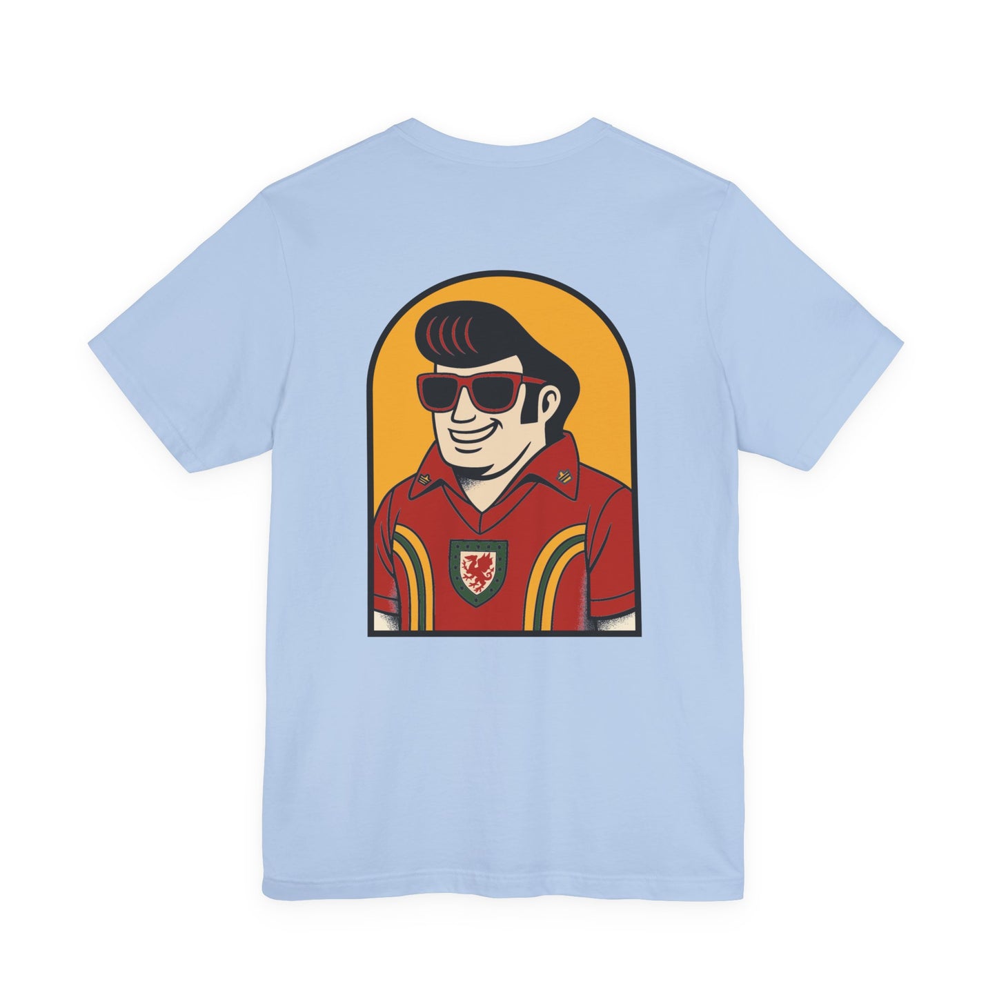 Double Sided Elvis Style Welsh Unisex T-Shirt (Unisex)