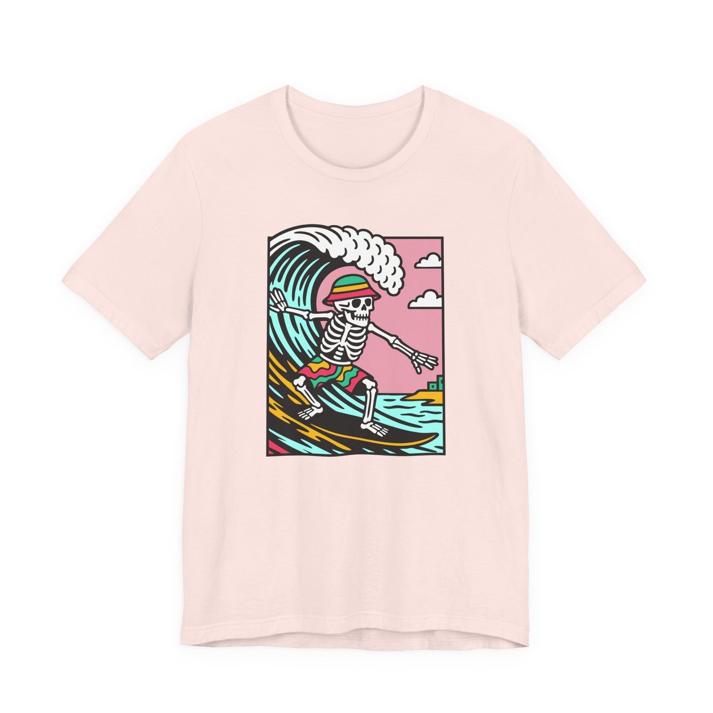 Skeleton Glyndŵr Surfer Graphic Tee (Unisex)