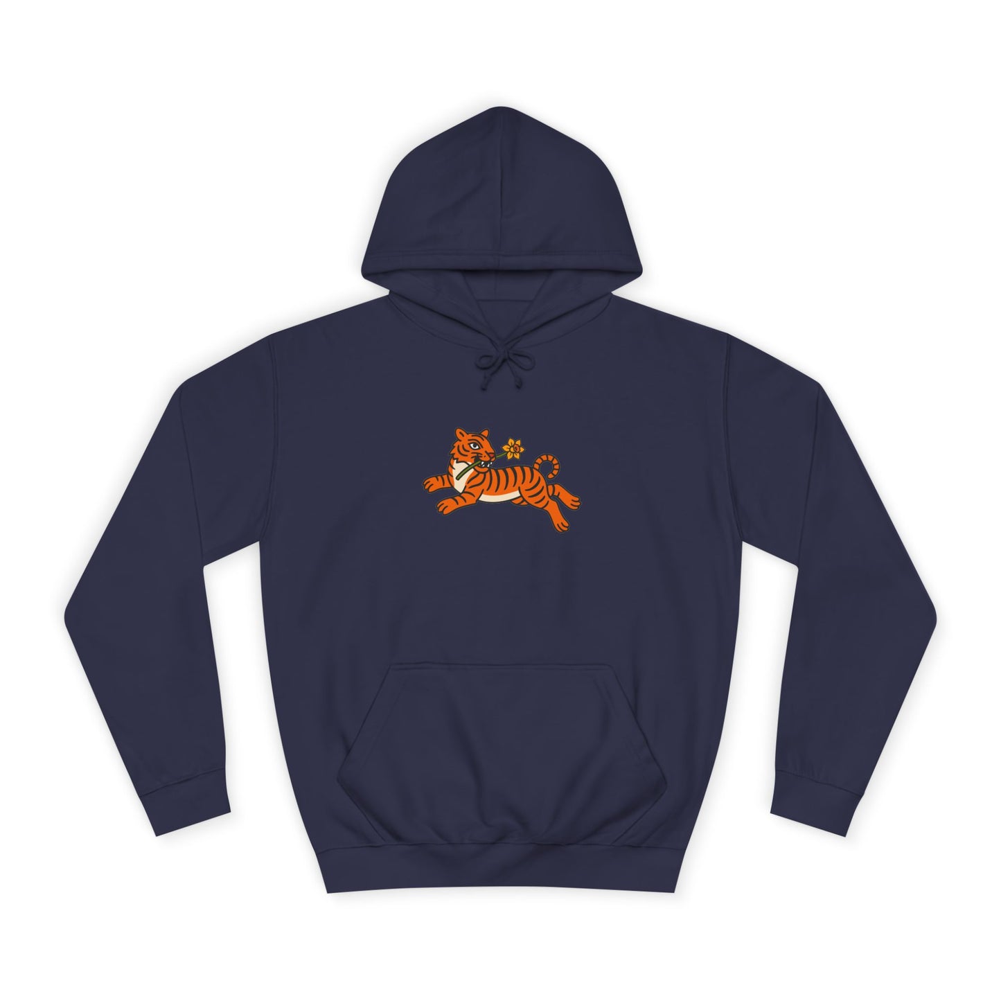 Vintage Tiger & Daffodil Unisex Hoodie