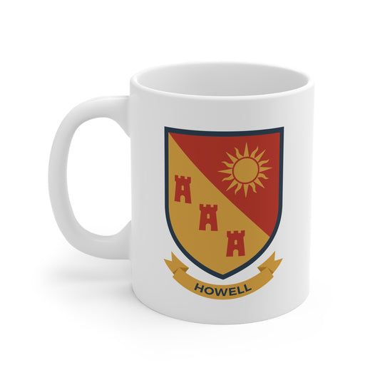 Howell Family Crest Mug - Welsh Heraldry