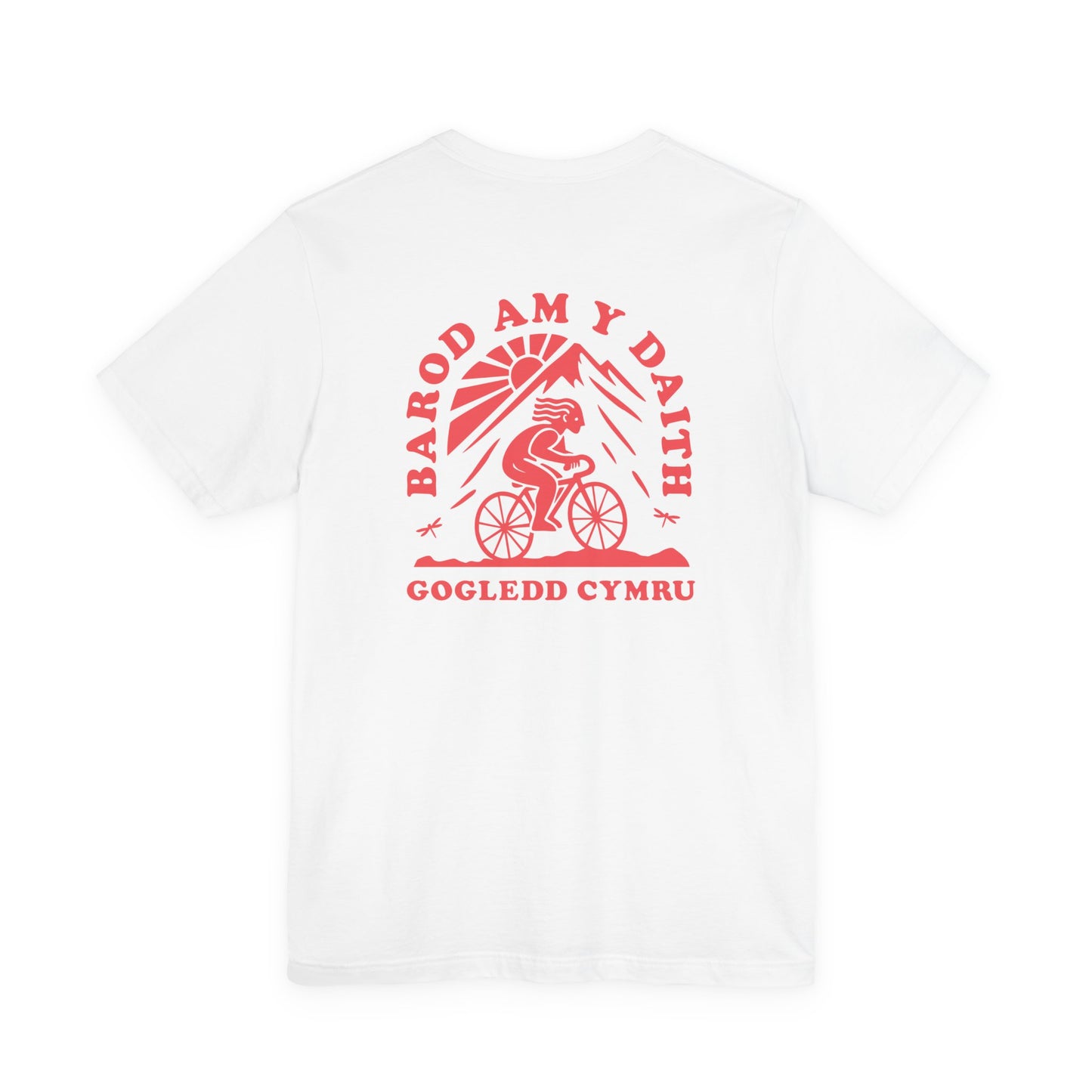 Gogledd Cymru Cycling Unisex Tee - 'Barod Am Y Daith'