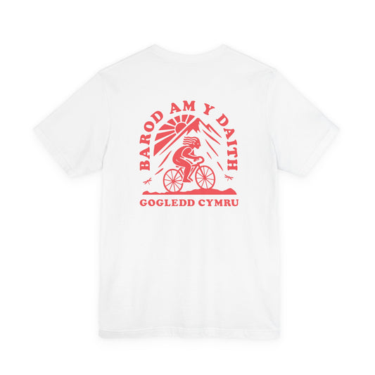 Gogledd Cymru Cycling Unisex Tee - 'Barod Am Y Daith'