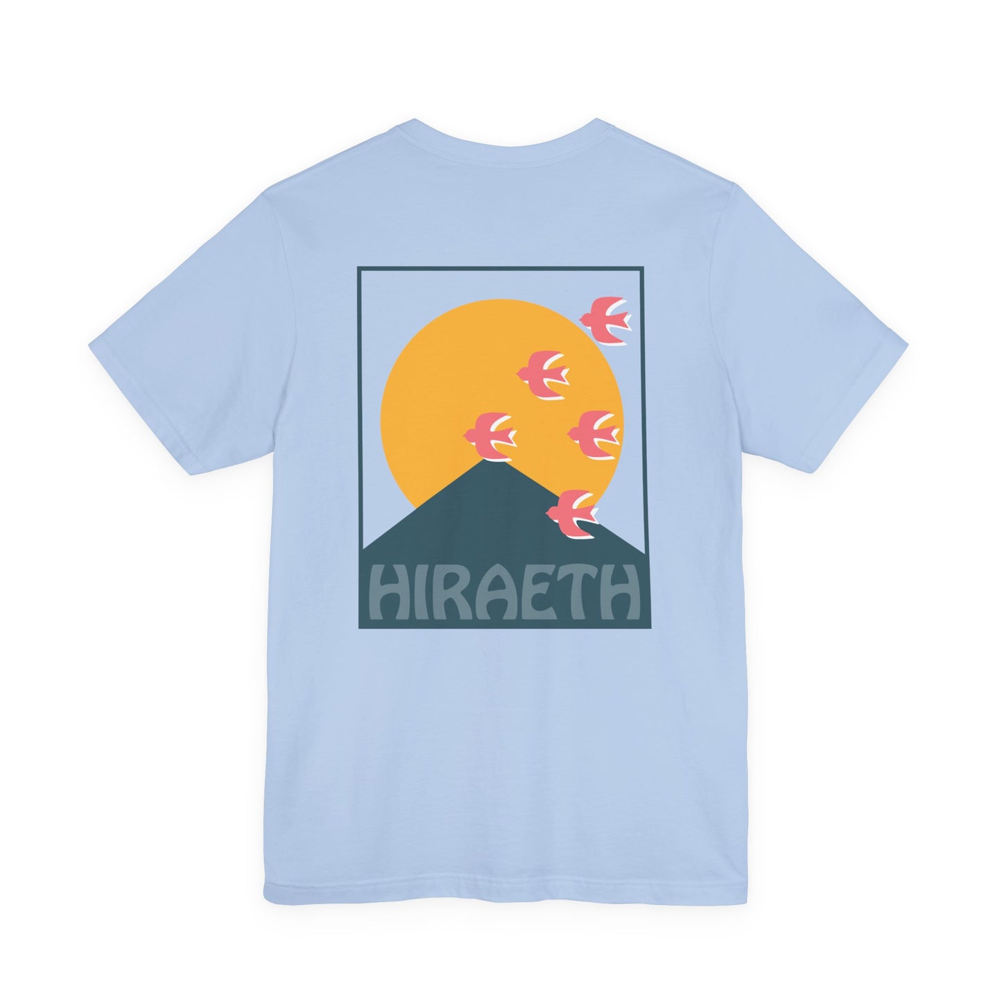 Hiraeth Yr Wyddfa Tee (Unisex) - Sunset & Swallows Double Sided T‑Shirt