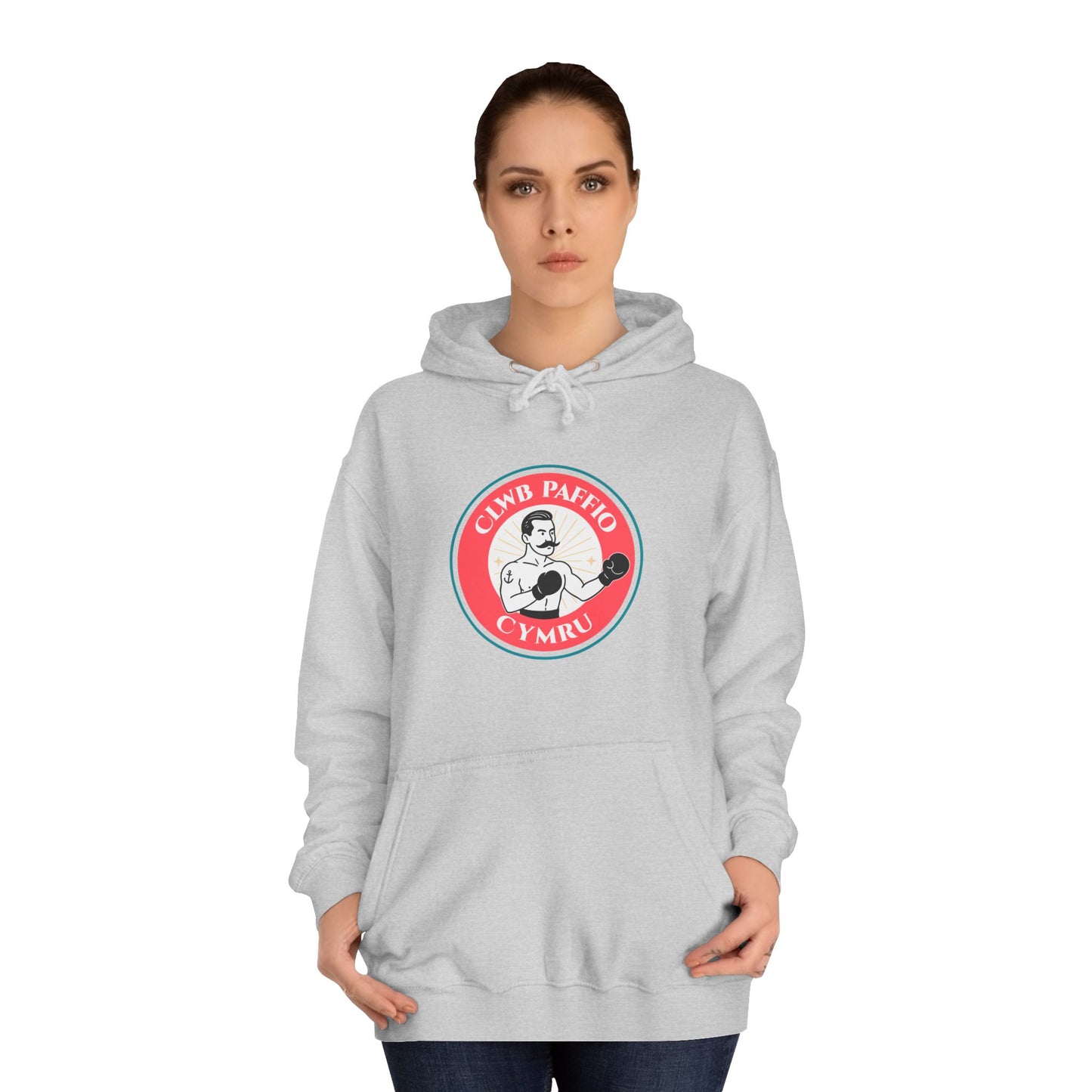 Clwb Paffio Cymru - Retro Boxing Unisex Hoodie