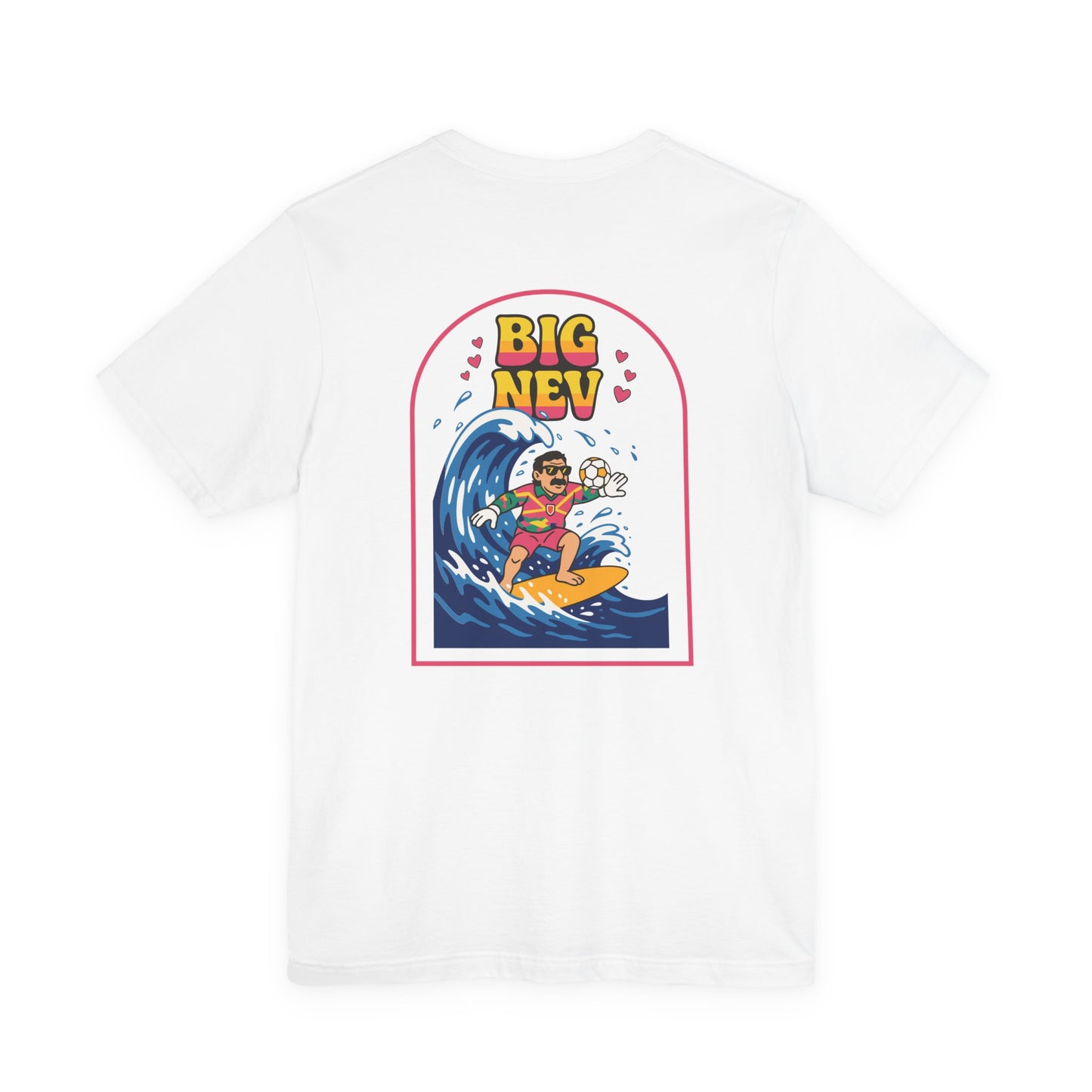 'Big Nev' Surf Graphic Tee — Double Sided