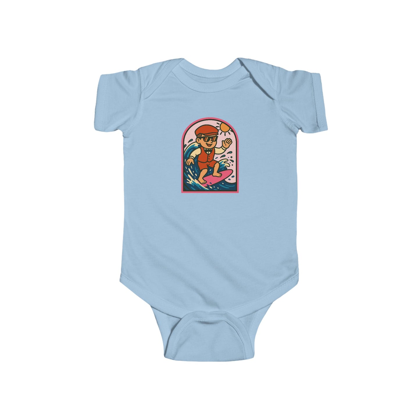Welsh Costume Surfer - Baby Bodysuit / Onesie