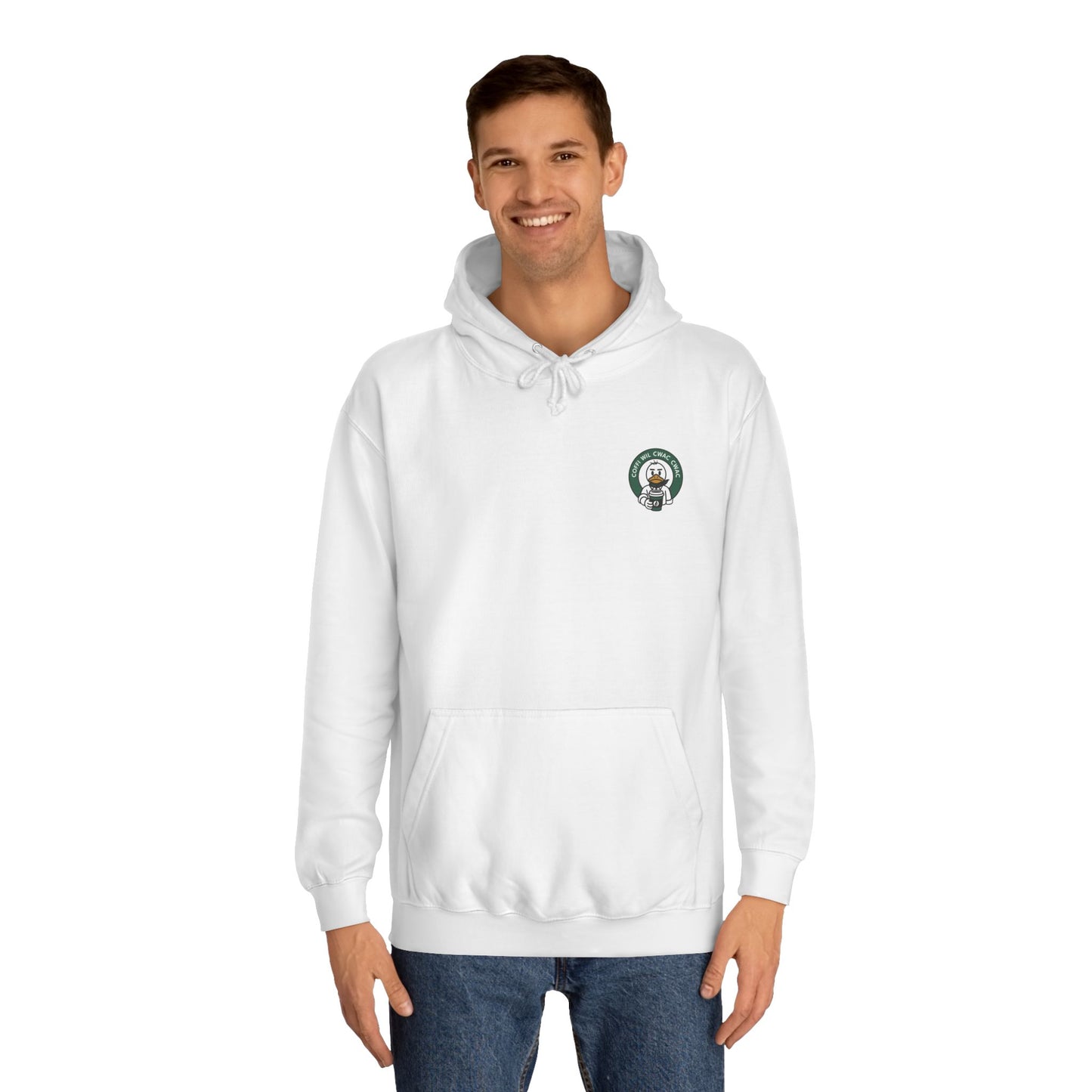 'Coffi Wil Cwac Cwac' Retro Hoodie
