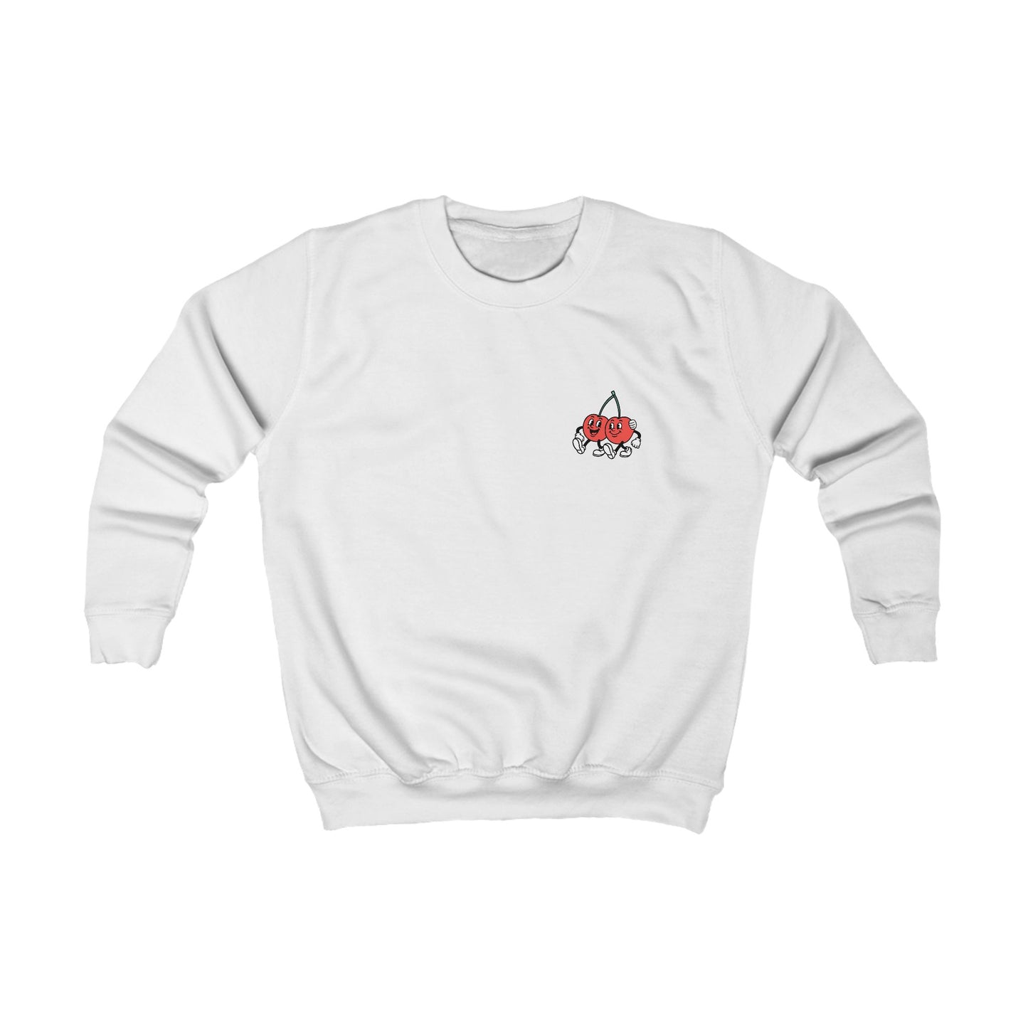 Kids Cherry Sweatshirt — "Ceirios Trelew, Patagonia" Vintage Pullover