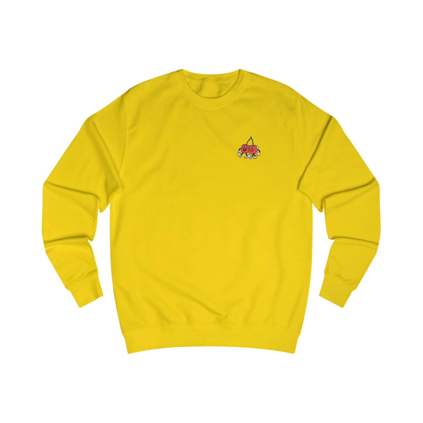 Retro Cherry Unisex Sweatshirt - 'Ceirios Trelew, Patagonia' (Double Sided)