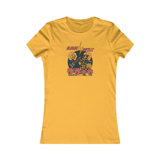 Women’s 'Wild Flowers' Graphic Tee - 'Blodau Gwyllt'