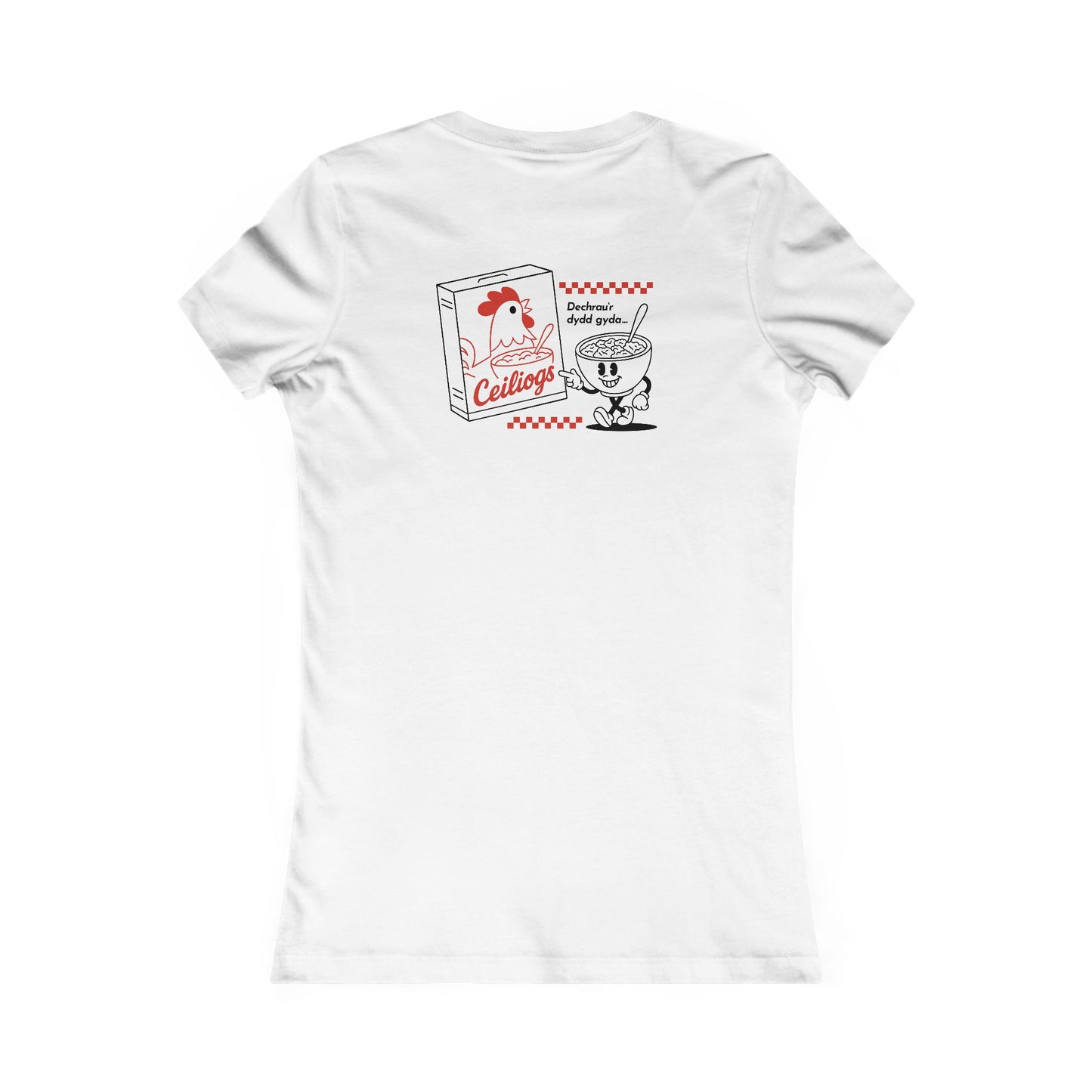 Women's Retro Cereal Tee - 'Ceiliogs'