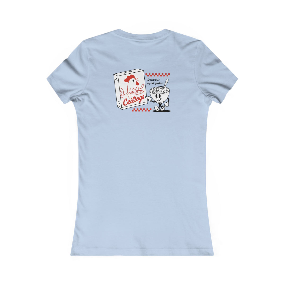 Women's Retro Cereal Tee - 'Ceiliogs'