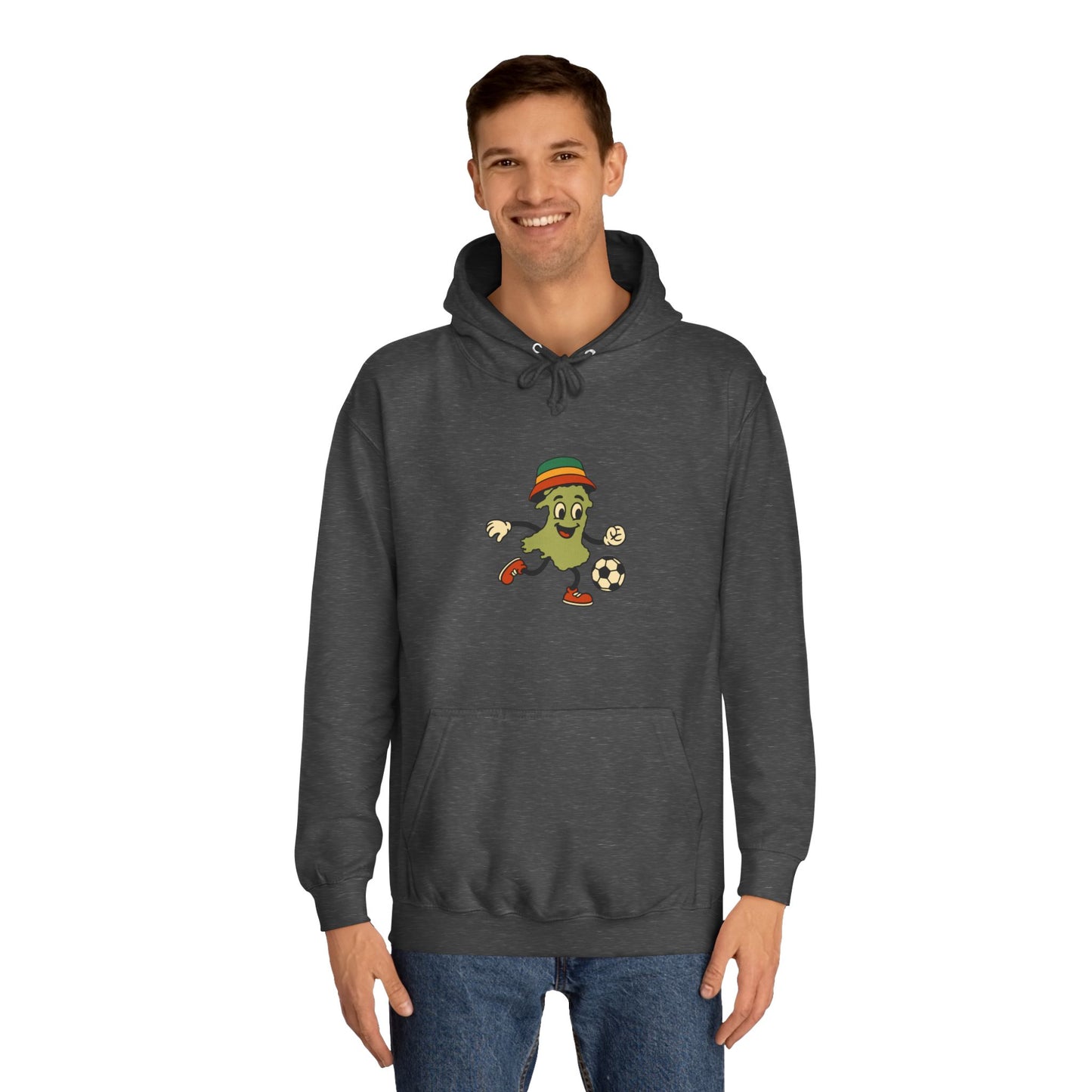 Retro Wales Map Football Hoodie (Unisex)