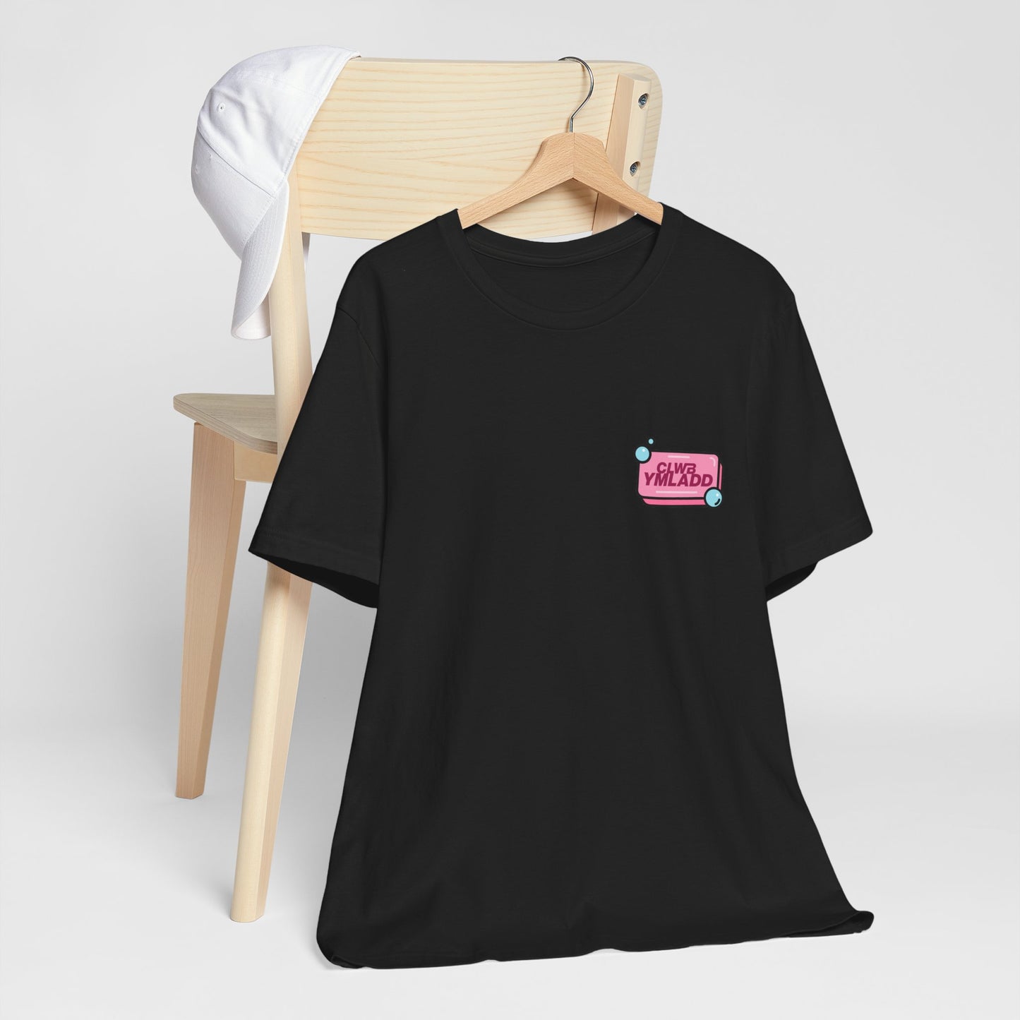 Fight Club Retro Unisex Tee - Welsh Language 'Clwb Ymladd'