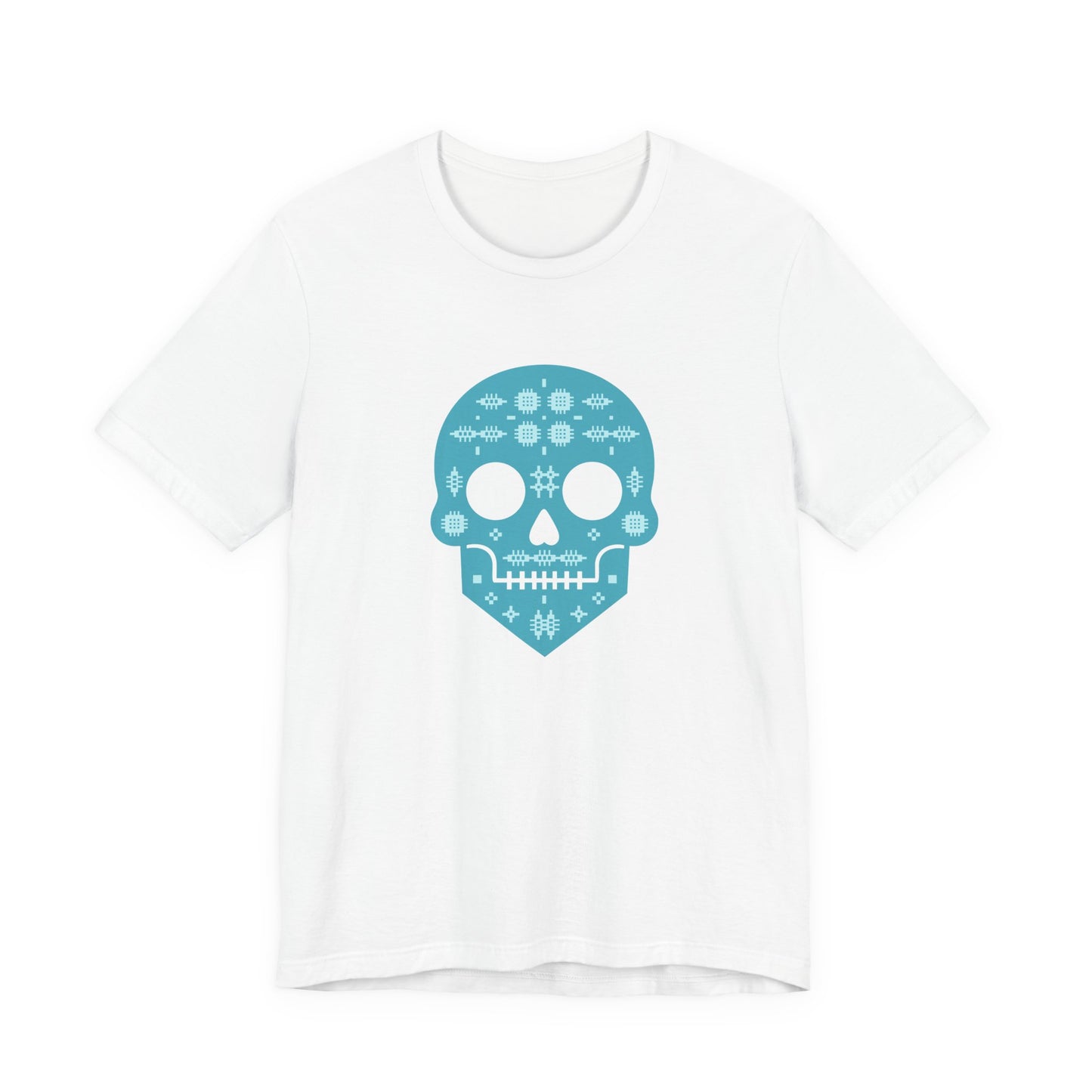 Welsh Tapestry Pattern Skull T-Shirt (Unisex)