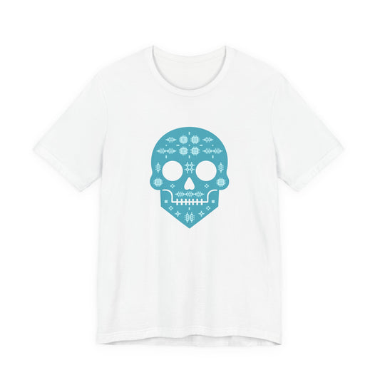 Welsh Tapestry Pattern Skull T-Shirt (Unisex)