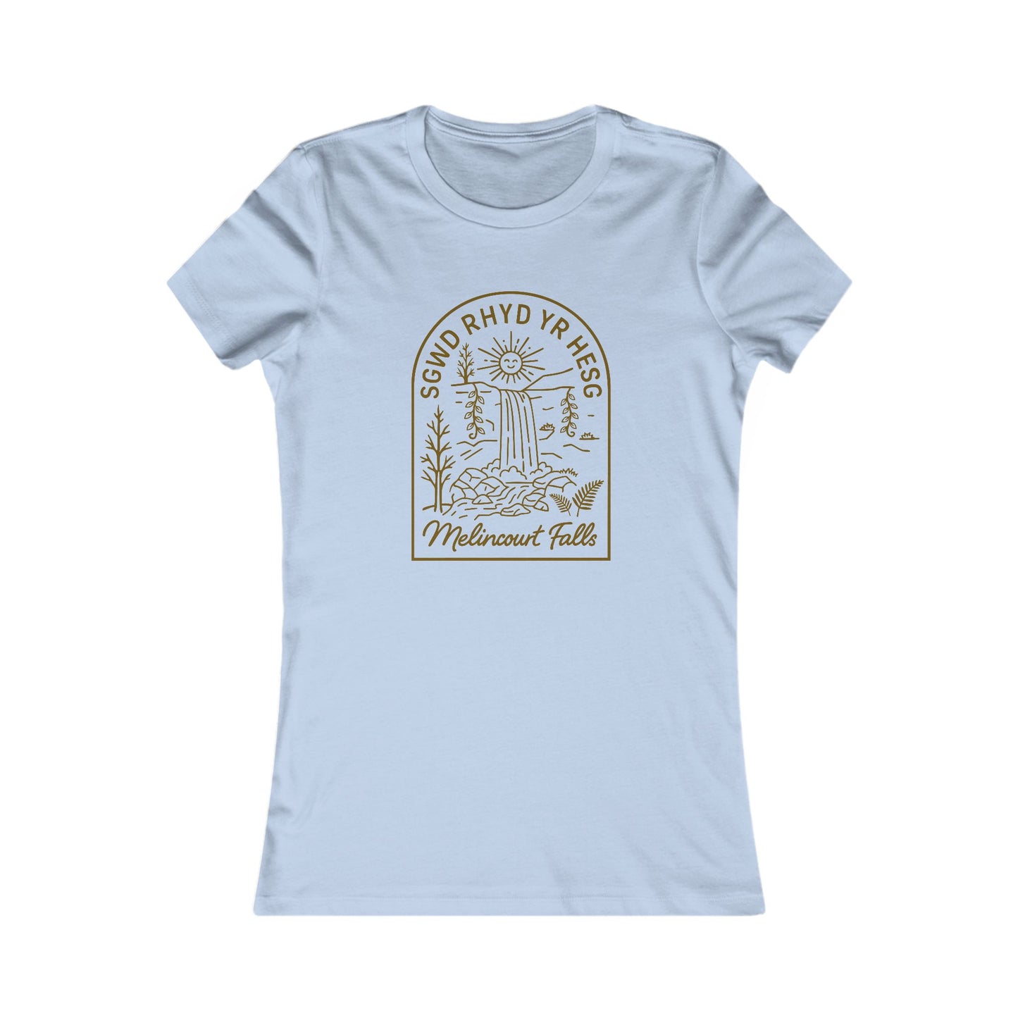 Women's Melincourt Falls Tee - 'Sgwd Rhyd Yr Hesg'