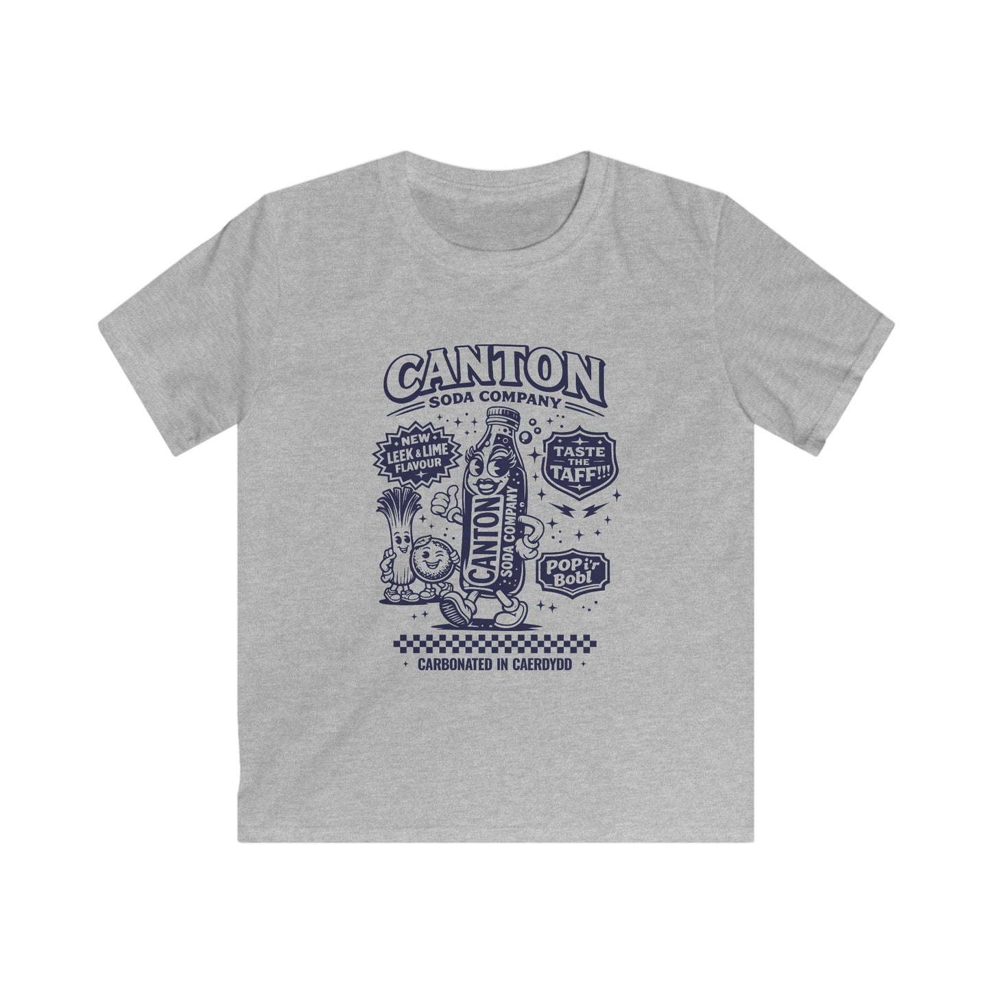 Kids Soda Pop T-Shirt - Canton Soda Co. Retro Bottle Design