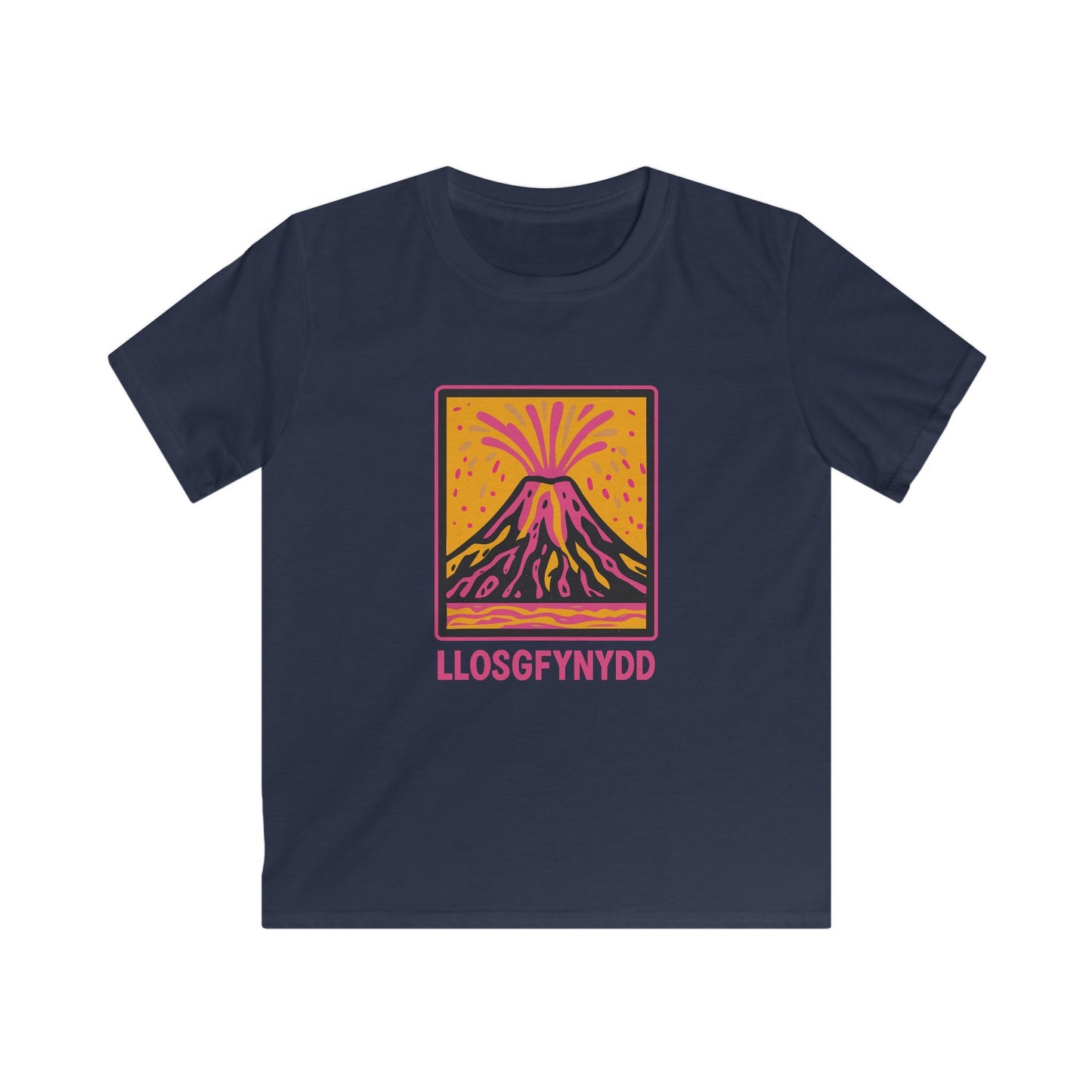 'Llosgfynydd' Welsh Volcano Kids Shirt