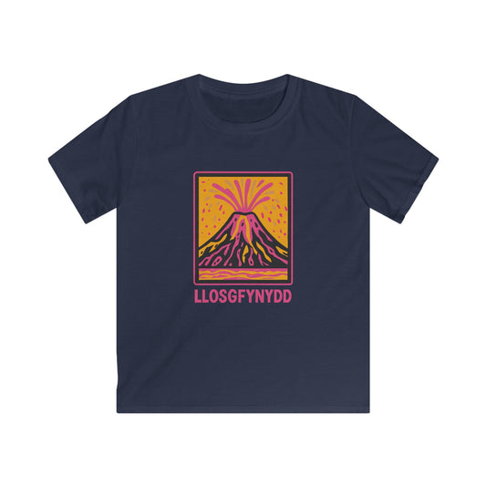 'Llosgfynydd' Welsh Volcano Kids Shirt