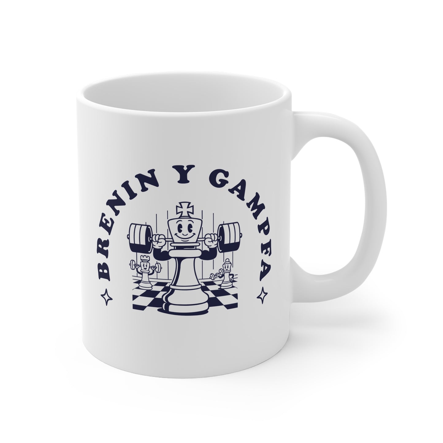 'Brenin y Gampfa' (King Of The Gym) Mug