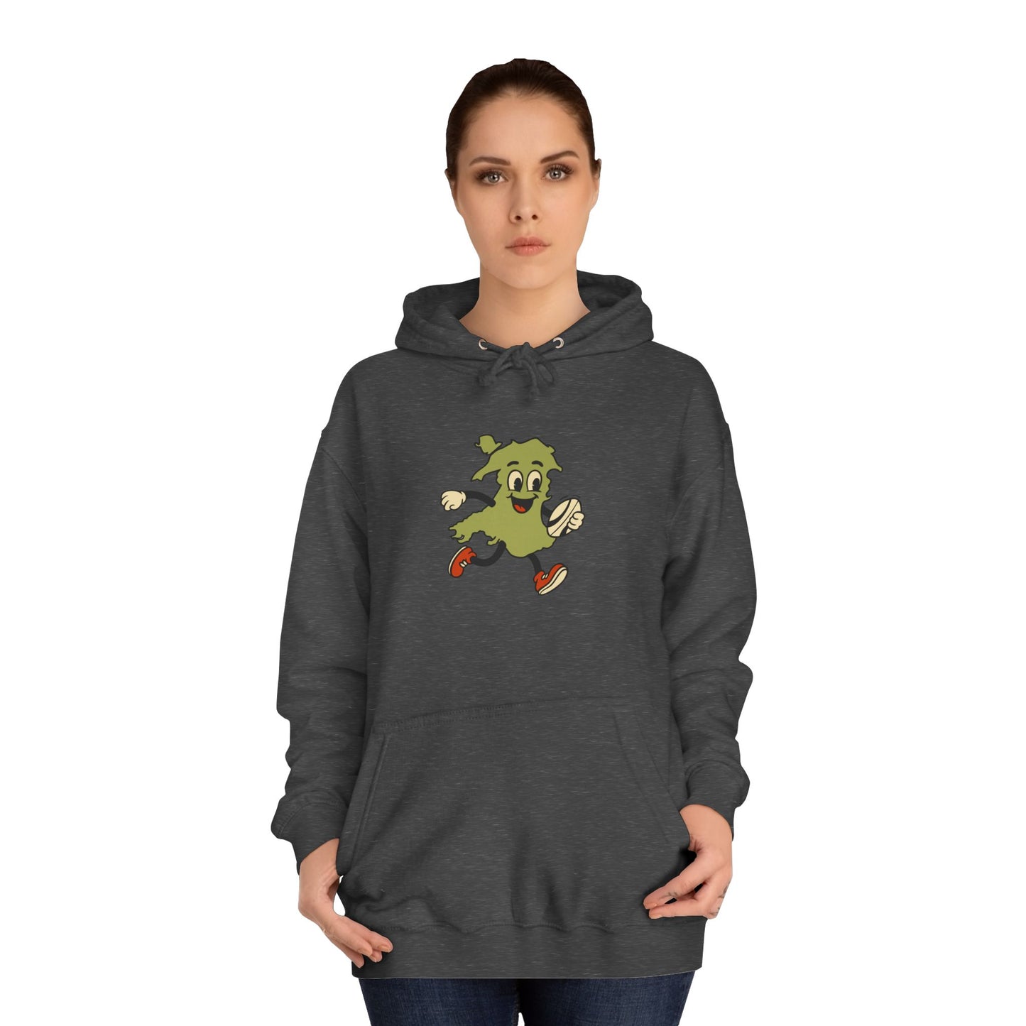 Retro Welsh Rugby Map Unisex Hoodie