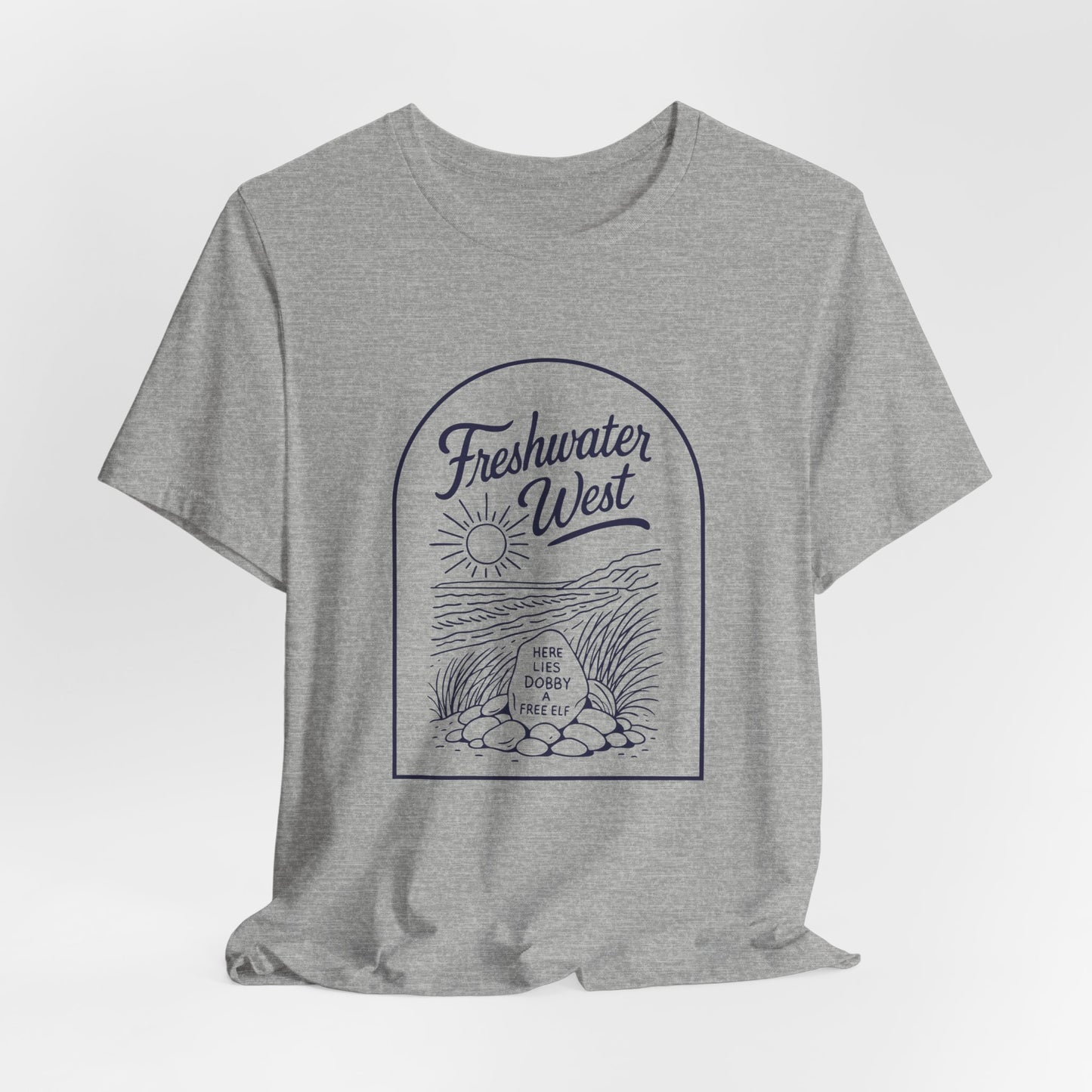 Freshwater West Unisex Tee - Dobby's Grave Harry Potter Graphic T-Shirt