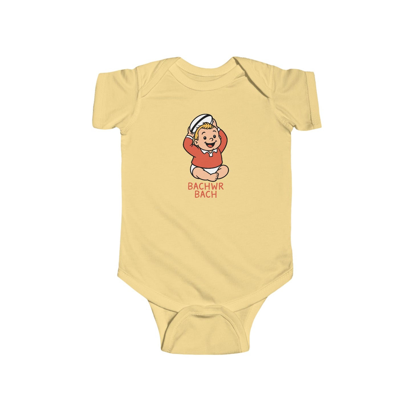 Infant Welsh Rugby Bodysuit - "Bachwr Bach"