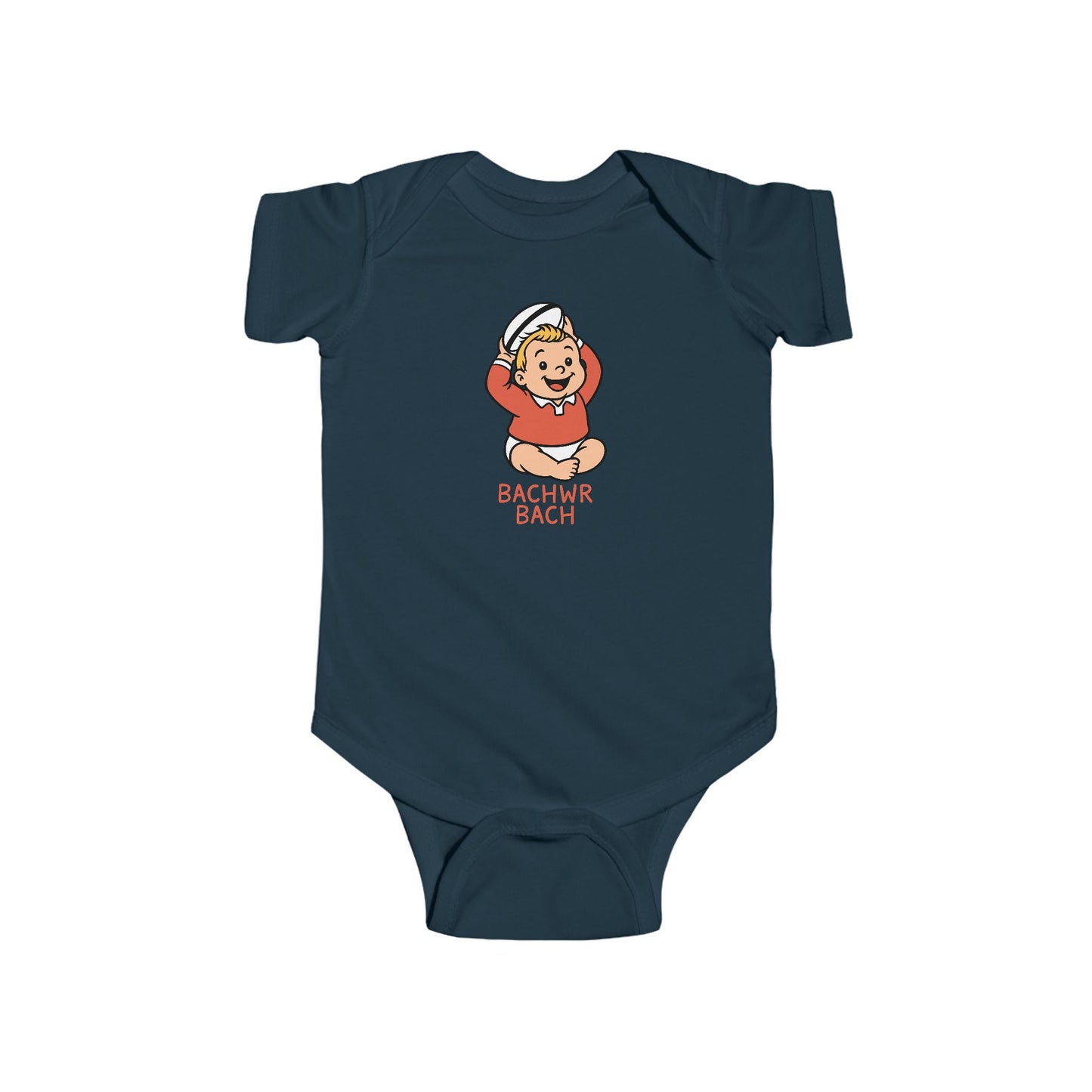 Infant Welsh Rugby Bodysuit - "Bachwr Bach"