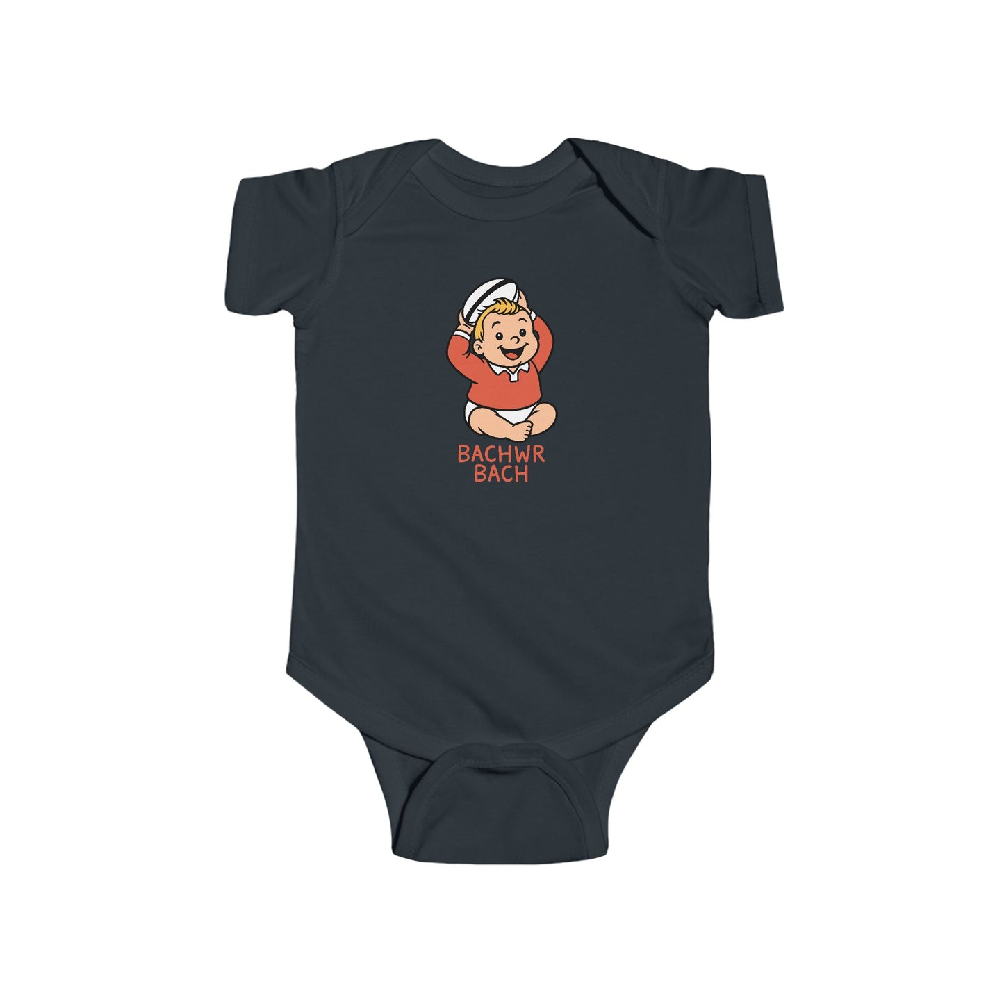 Infant Welsh Rugby Bodysuit - "Bachwr Bach"