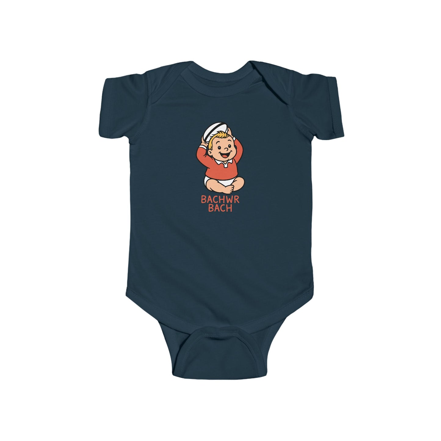 Infant Welsh Rugby Bodysuit - "Bachwr Bach"