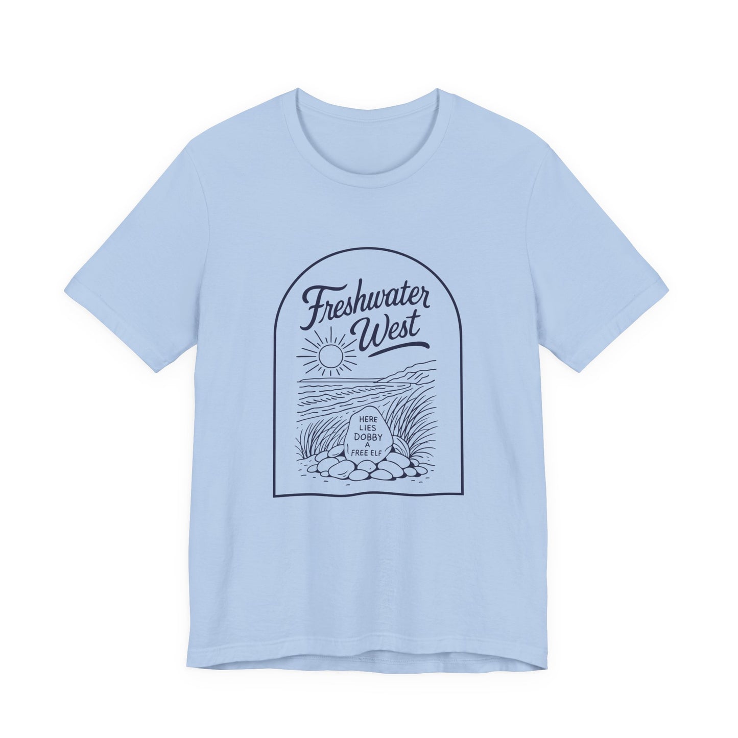 Freshwater West Unisex Tee - Dobby's Grave Harry Potter Graphic T-Shirt