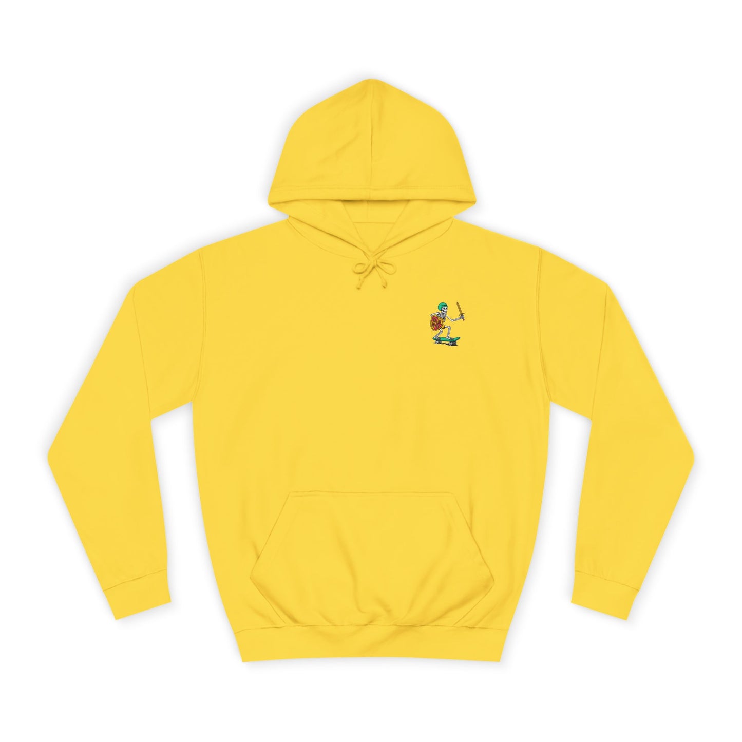Skateboard Glyndŵr Unisex Hoodie (Double Sided)